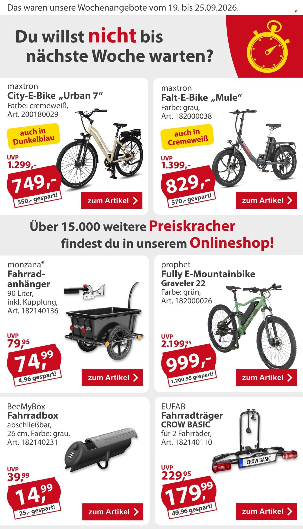 SONDERPREIS-BAUMARKT Prospekt - Ab Samstag 19.09.2026