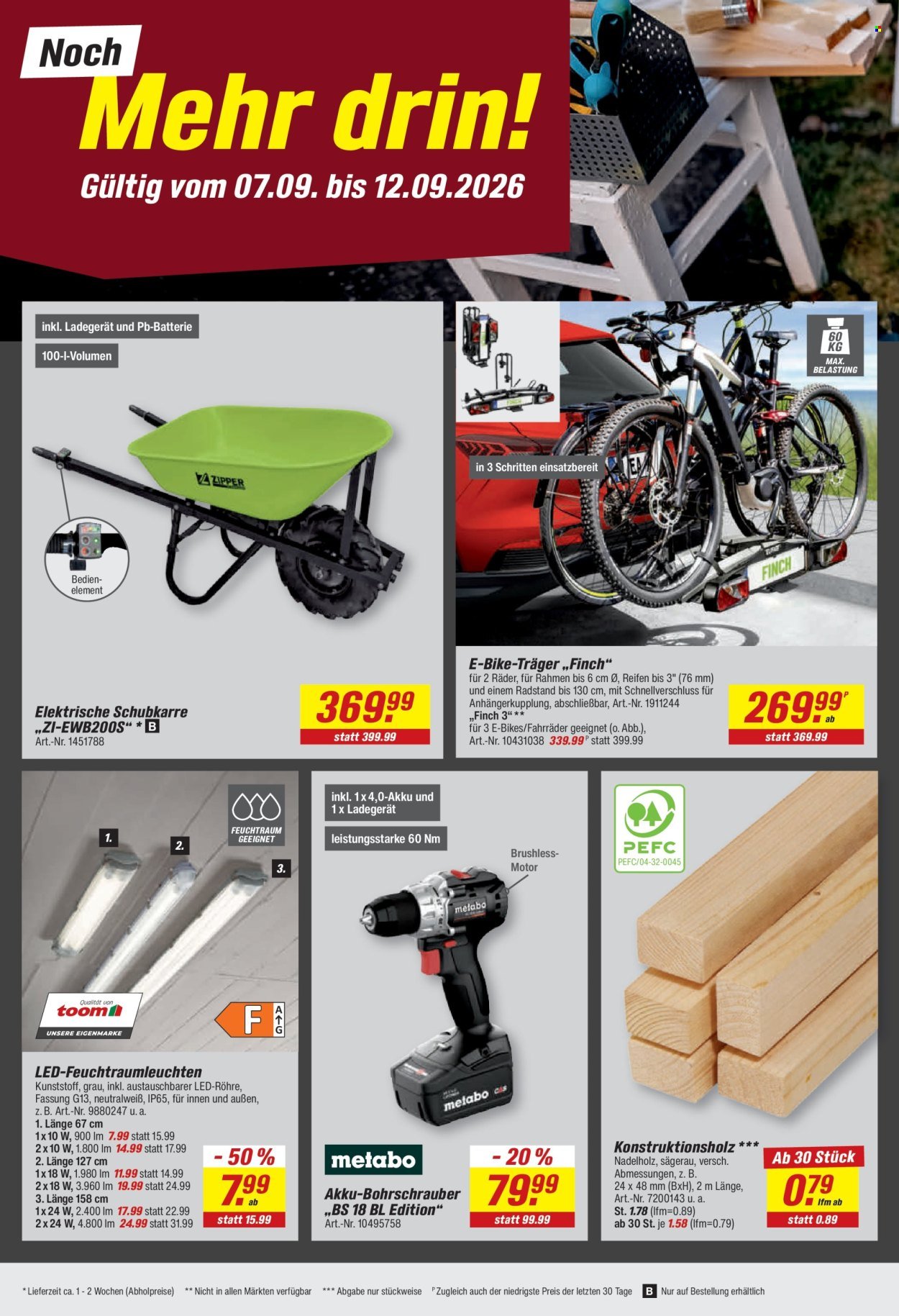 TOOM BAUMARKT Prospekt - Ab Montag 31.08.2026