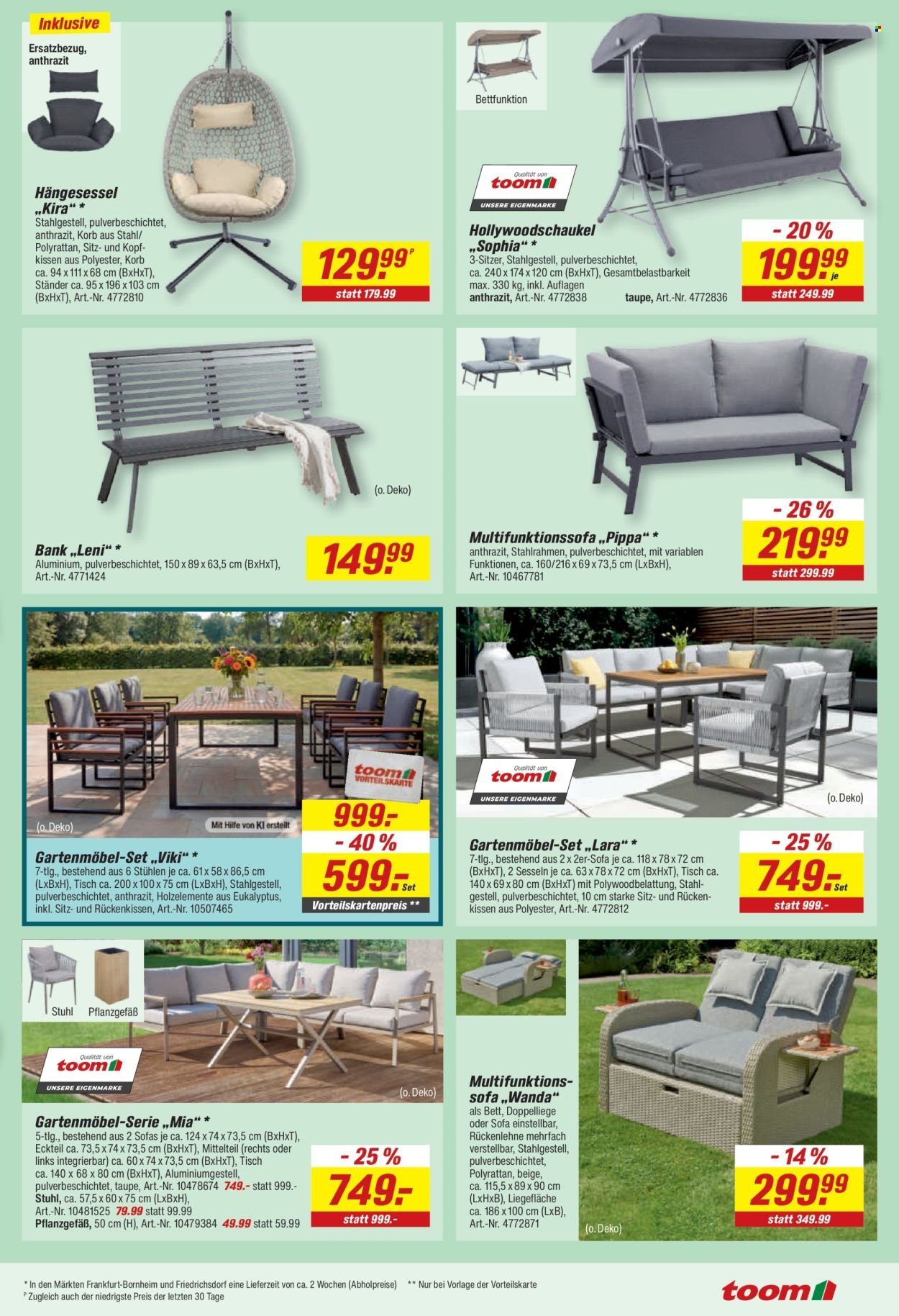 TOOM BAUMARKT Prospekt - Ab Montag 31.08.2026