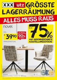 XXXLUTZ Prospekt - Größte Lagerräumung