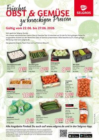 SELGROS Prospekt - Obst & Gemüse
