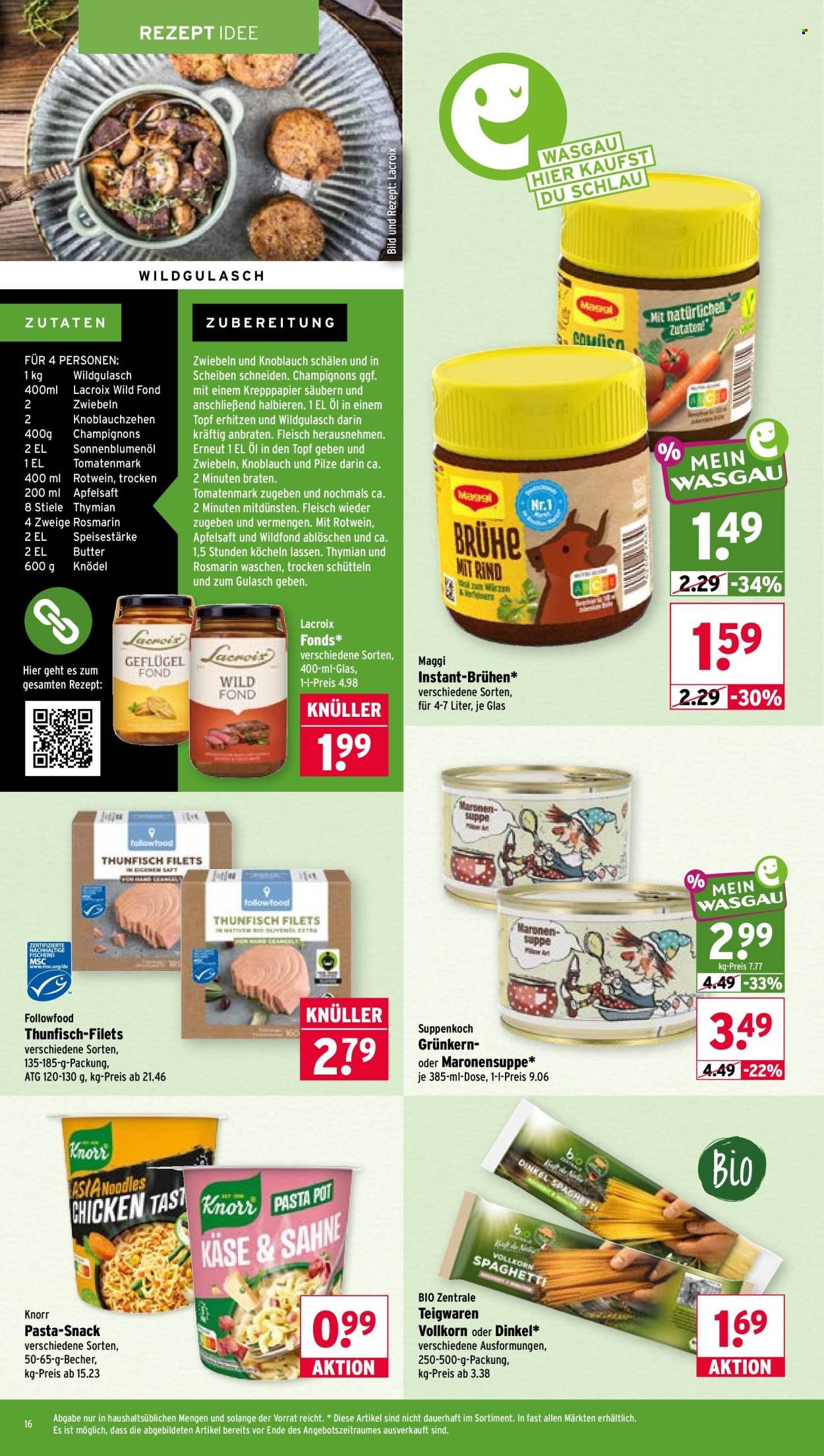 WASGAU Prospekt - Ab Montag 28.09.2026