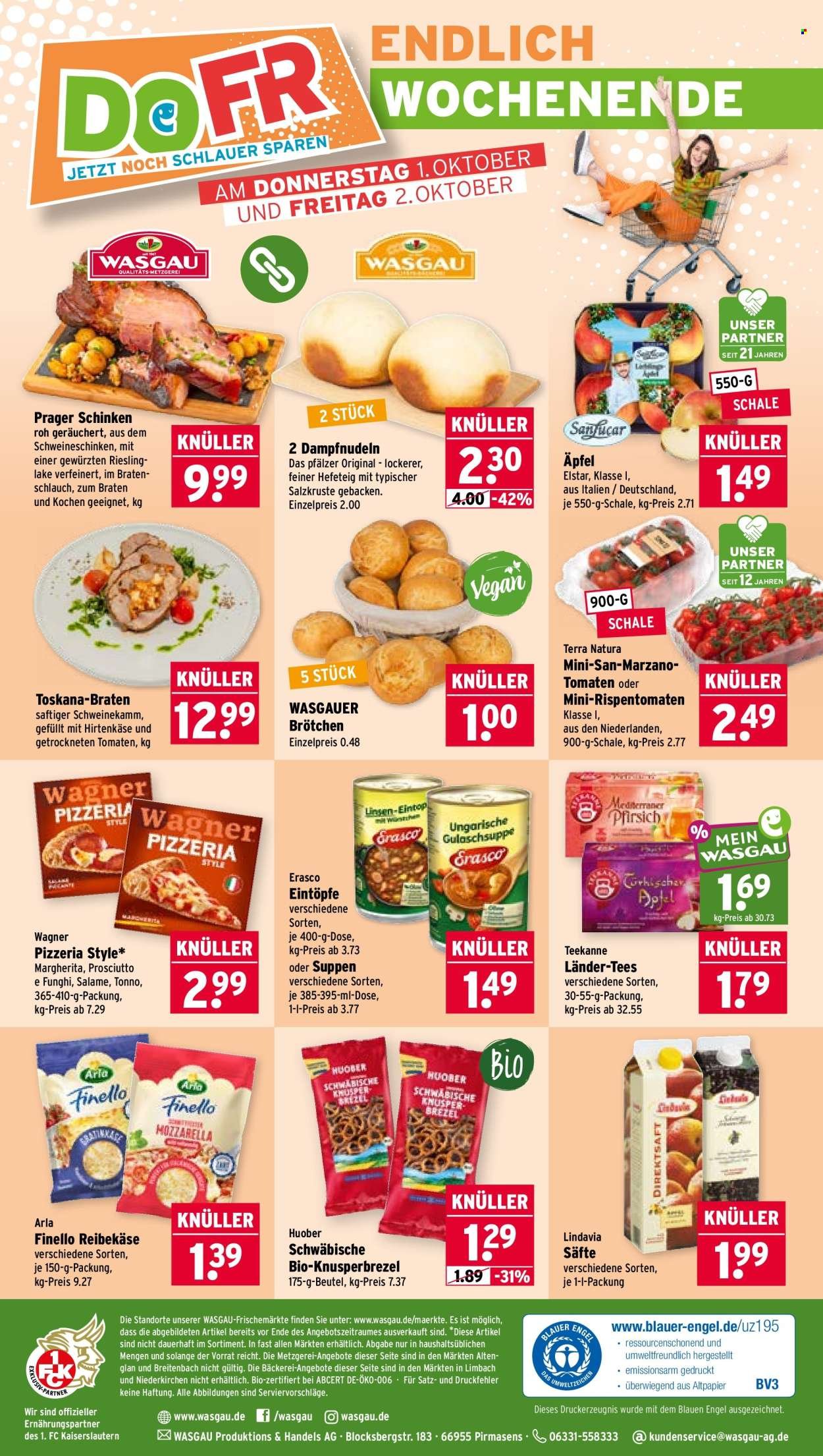 WASGAU Prospekt - Ab Montag 28.09.2026