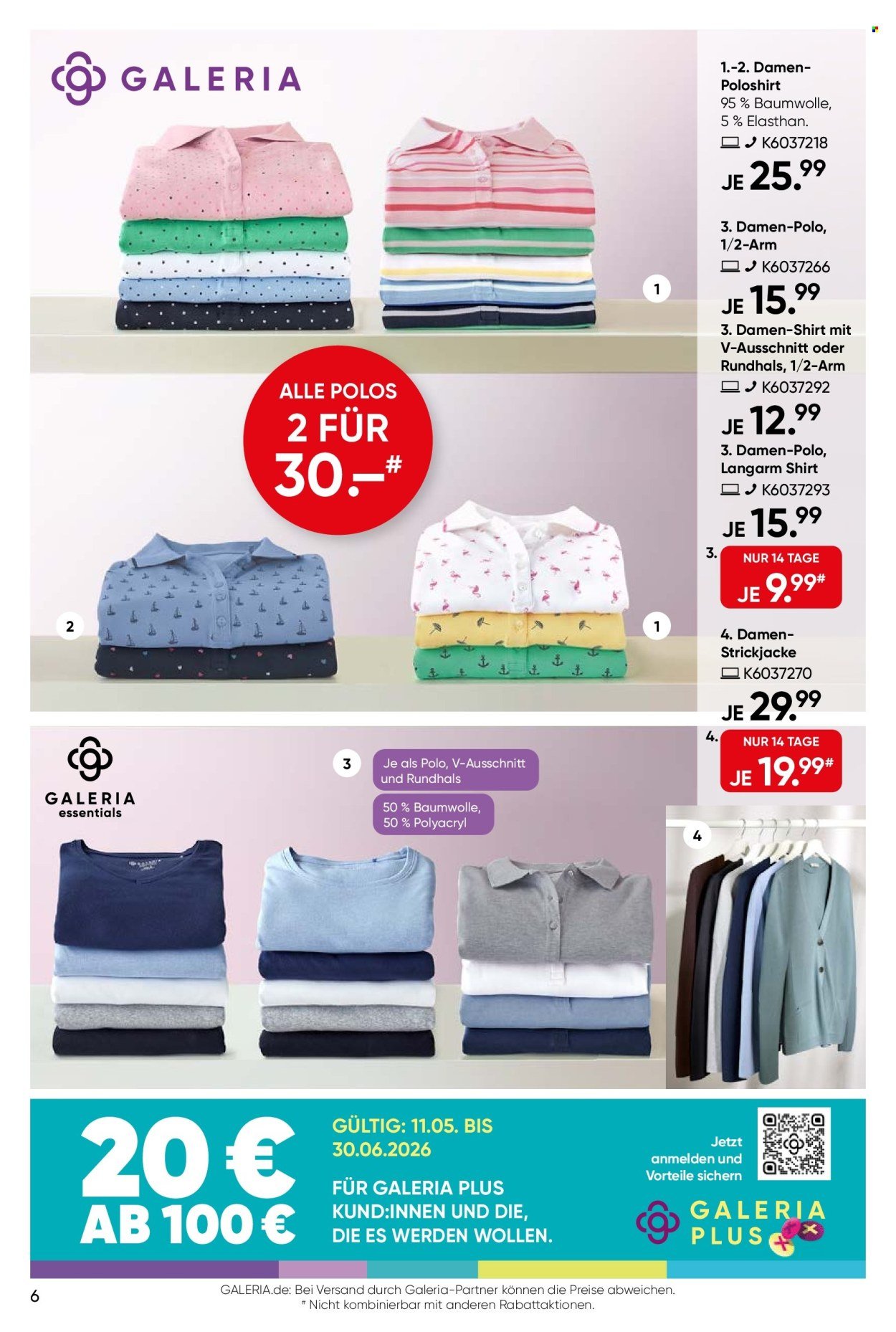GALERIA KARSTADT KAUFHOF Prospekt - Ab Mittwoch 10.06.2026
