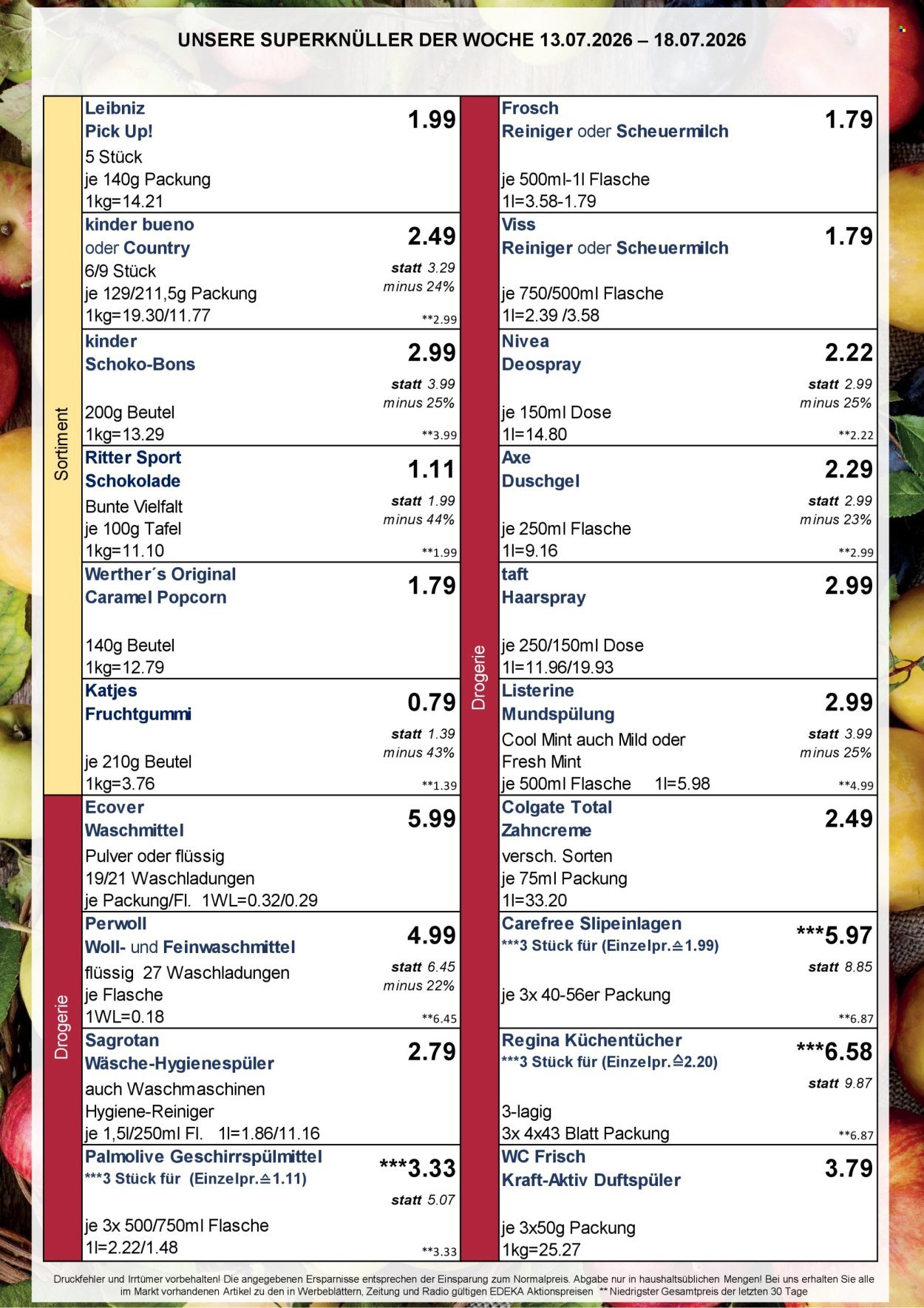 EDEKA Prospekt - Ab Montag 13.07.2026
