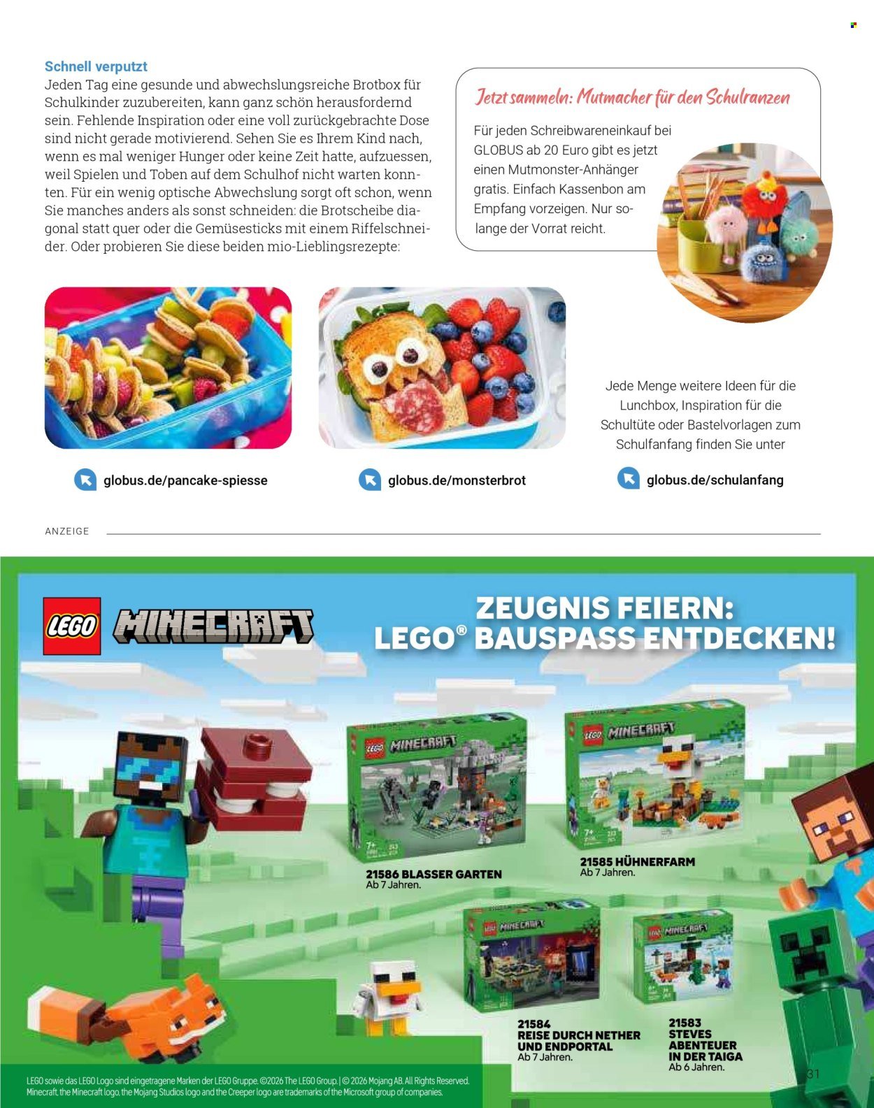 GLOBUS Prospekt - mio Juli 2026