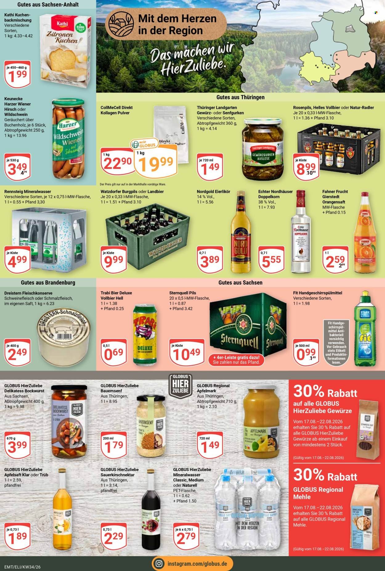 GLOBUS Prospekt - Ab Montag 17.08.2026