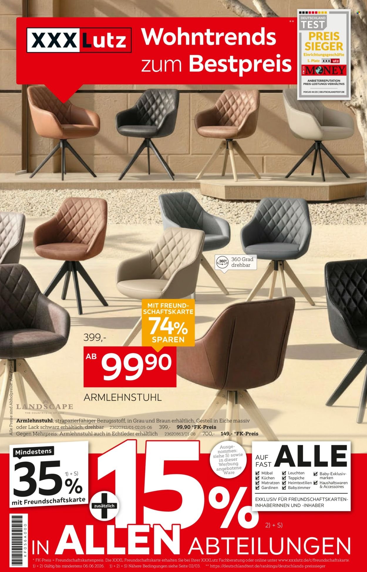 XXXLUTZ Prospekt - Wohntrends zum Bestpreis