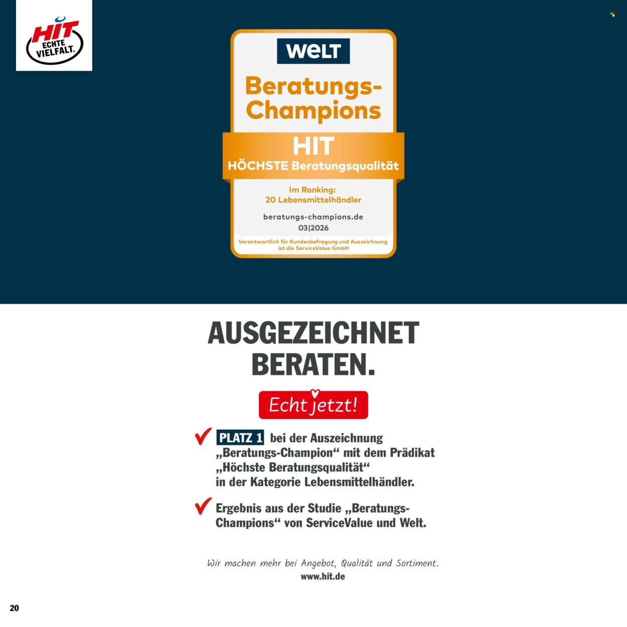 HIT Prospekt - Ab Montag 10.08.2026