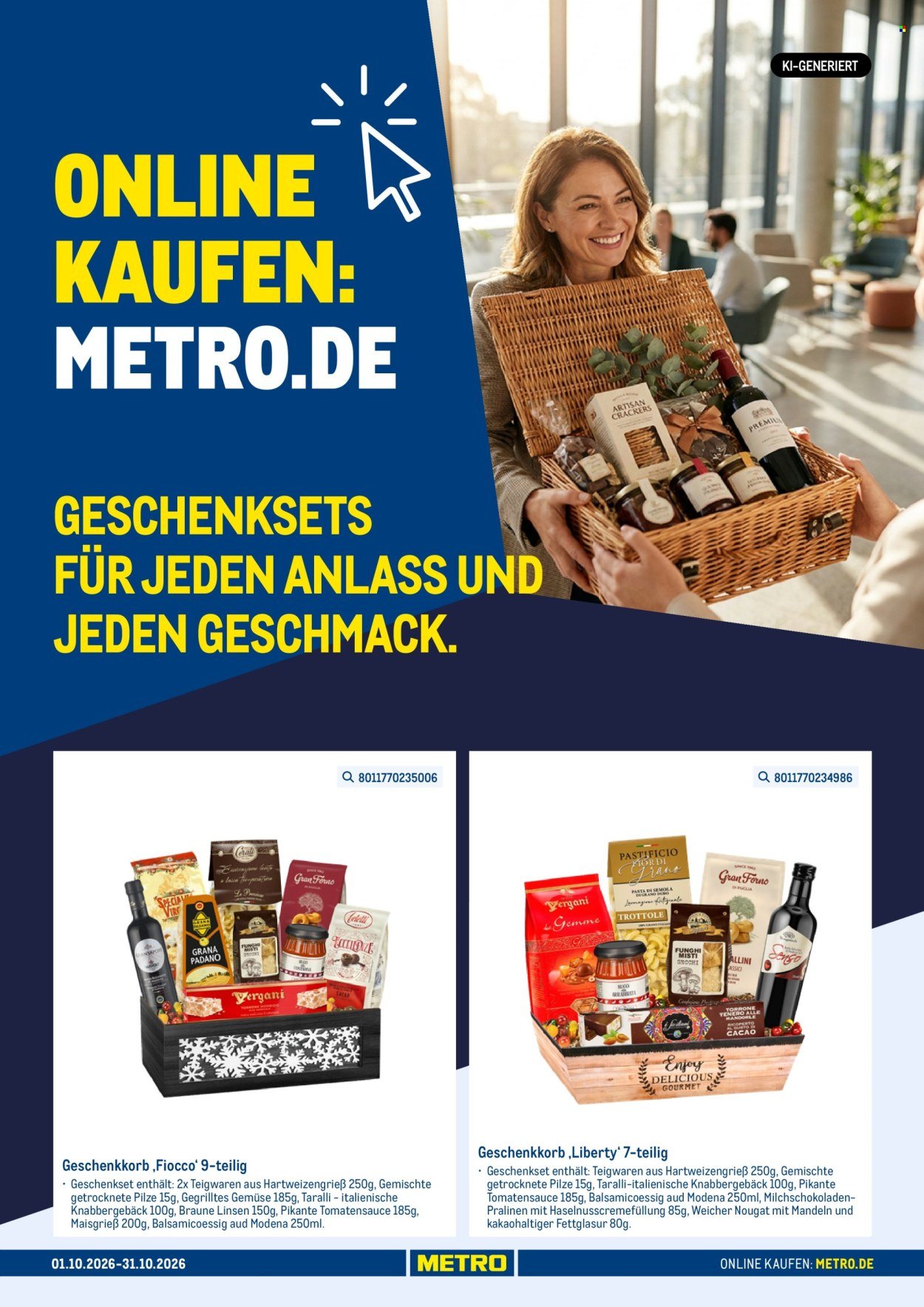 METRO Prospekt - Online: Geschenksets für jeden Anlass