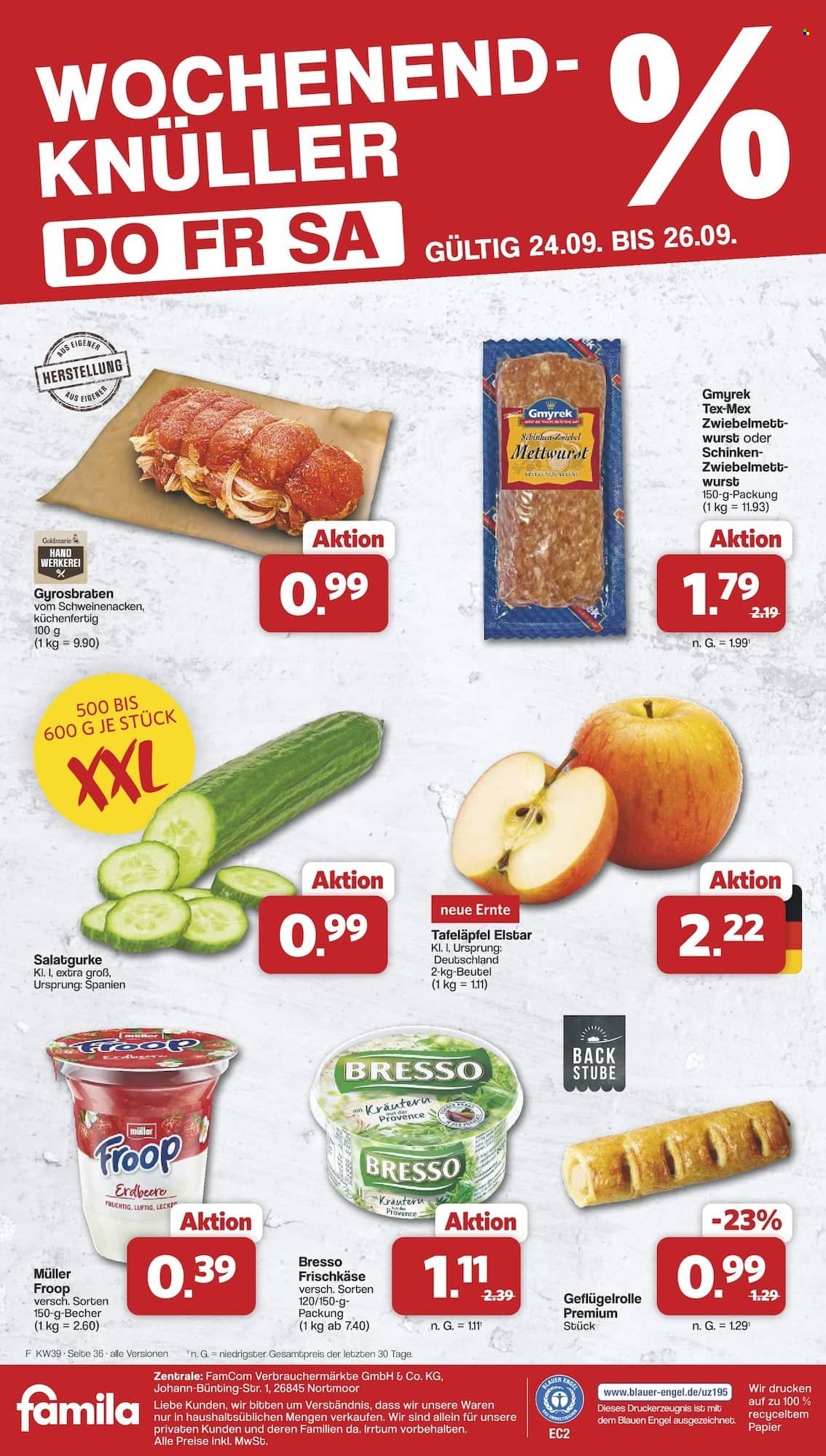 FAMILA Prospekt - Ab Montag 21.09.2026