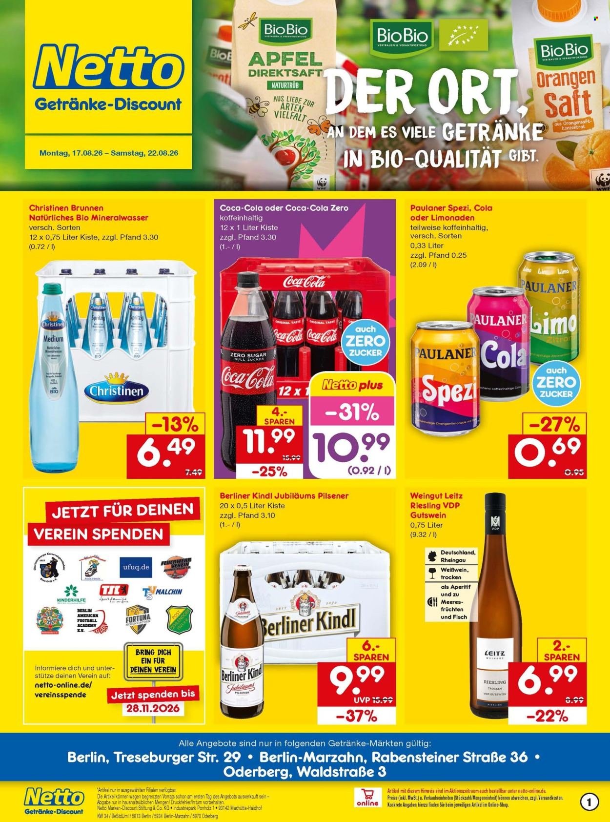 NETTO MARKEN-DISCOUNT Prospekt - Getränkemarkt in deiner Nähe