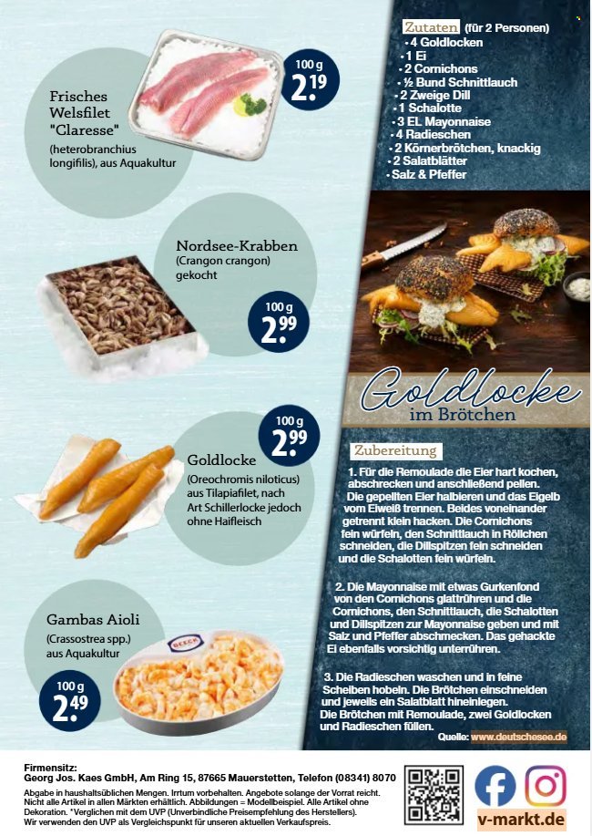 V-MARKT Prospekt - Fischangebote