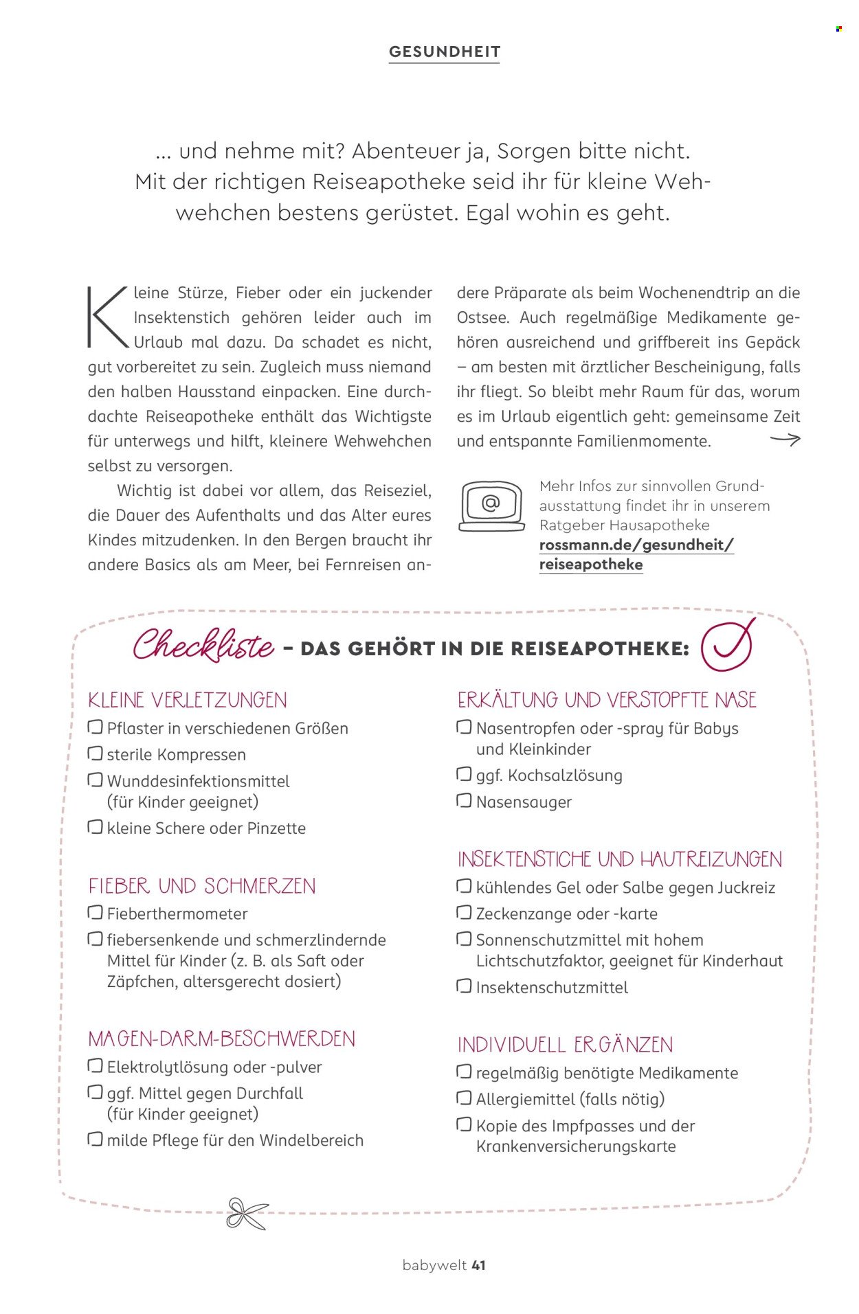 ROSSMANN Angebote - Babywelt (2026-05-25)