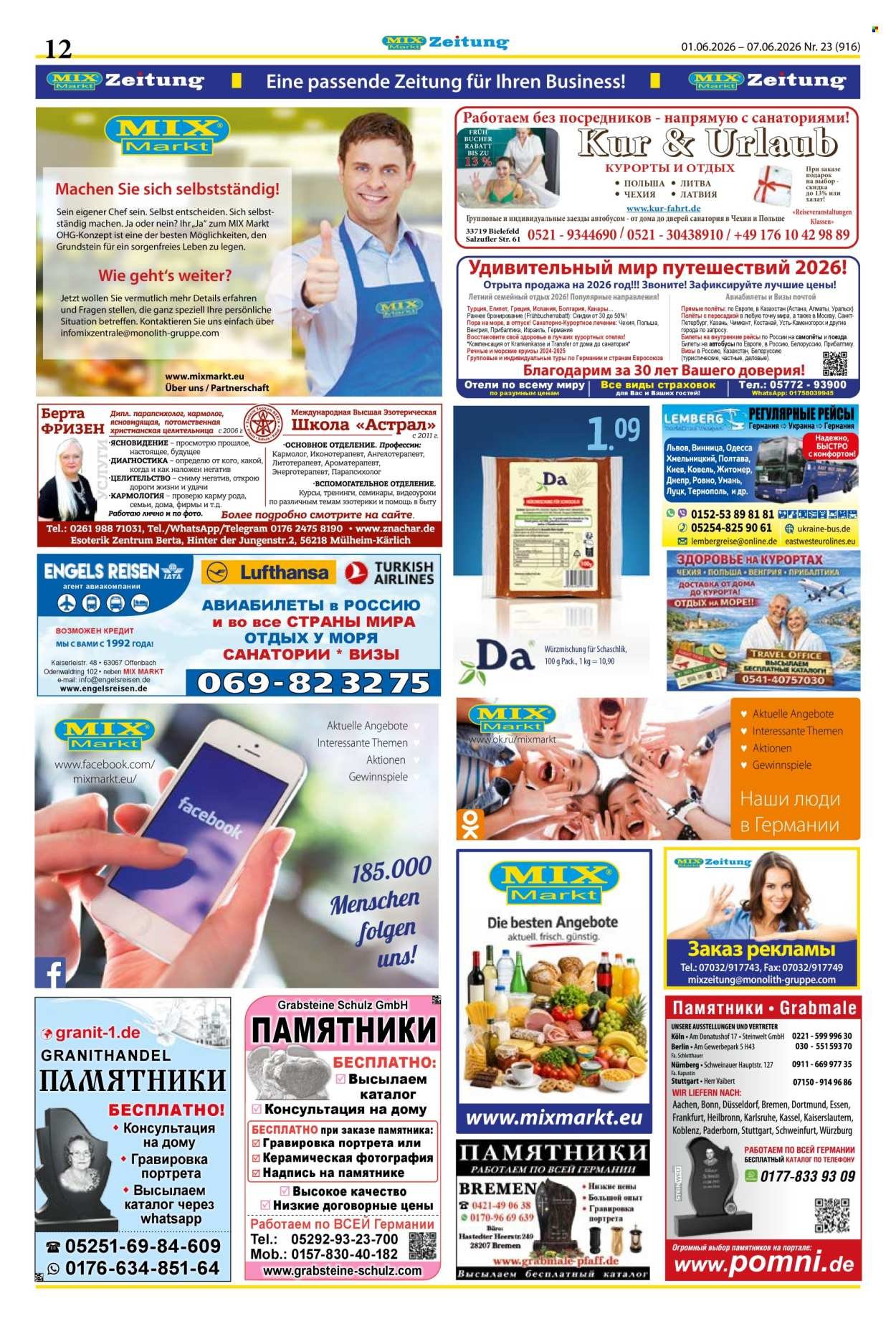 MIX MARKT Prospekt - Zeitung