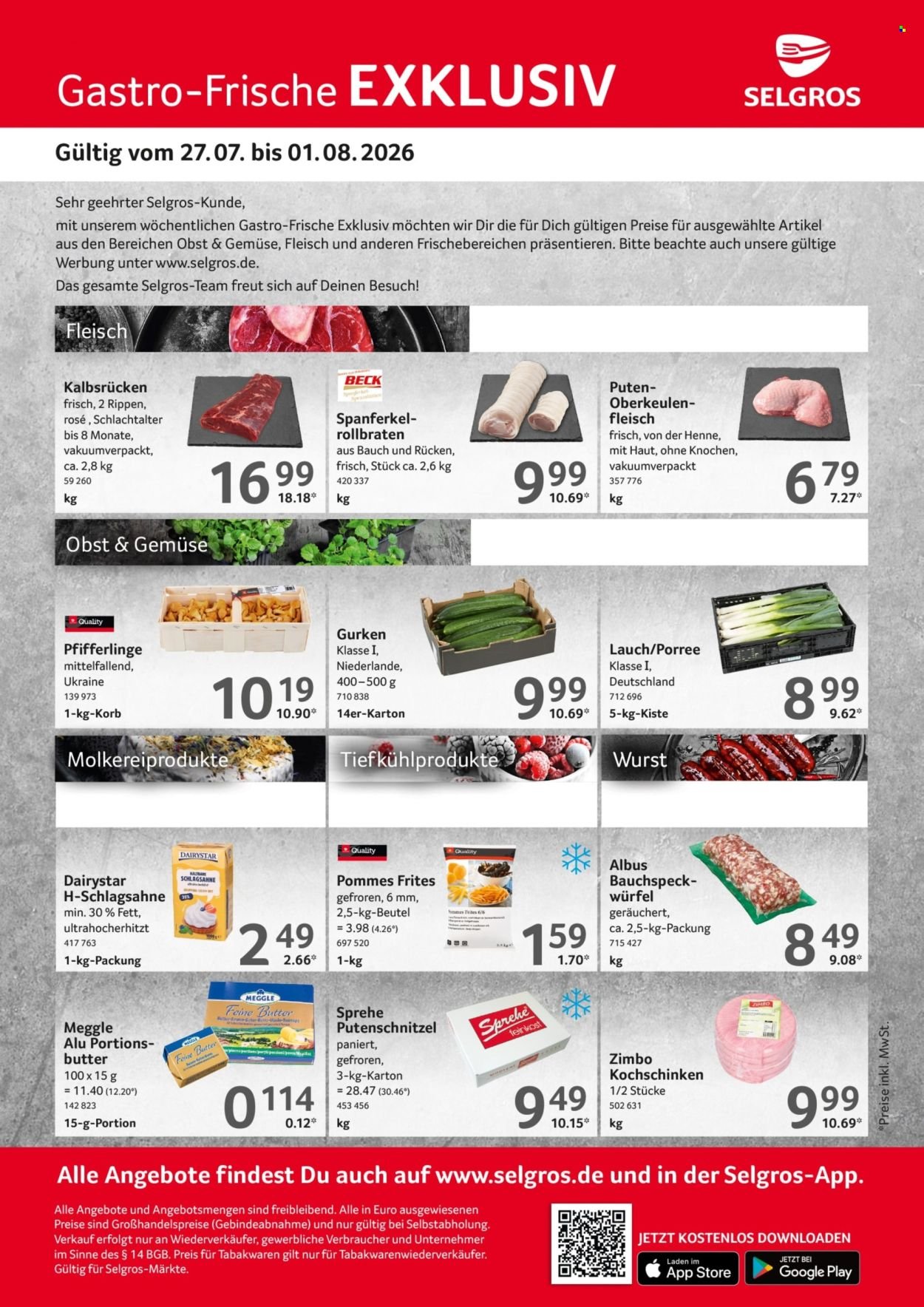 SELGROS Prospekt - Gastro Angebote