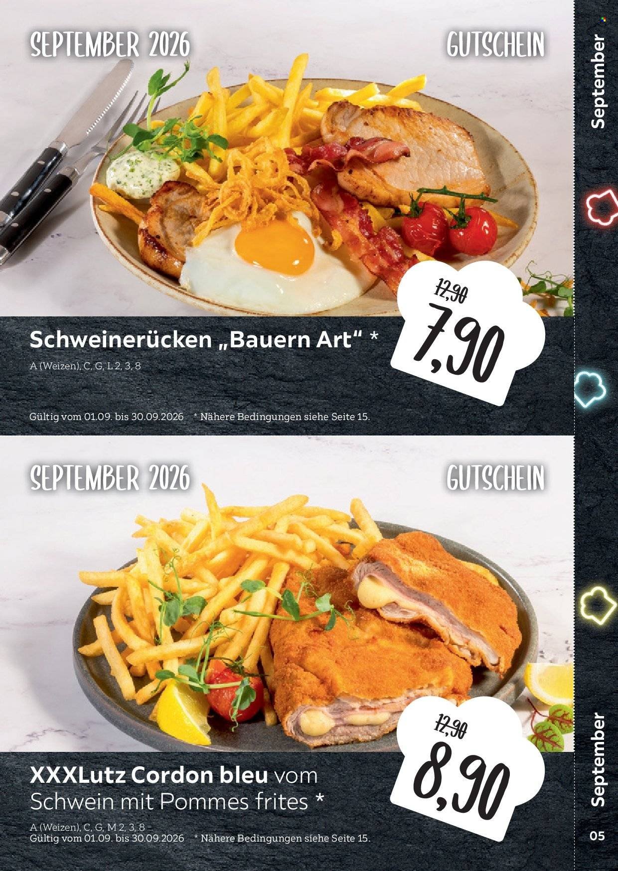 XXXLUTZ Prospekt - Restaurantgutscheine