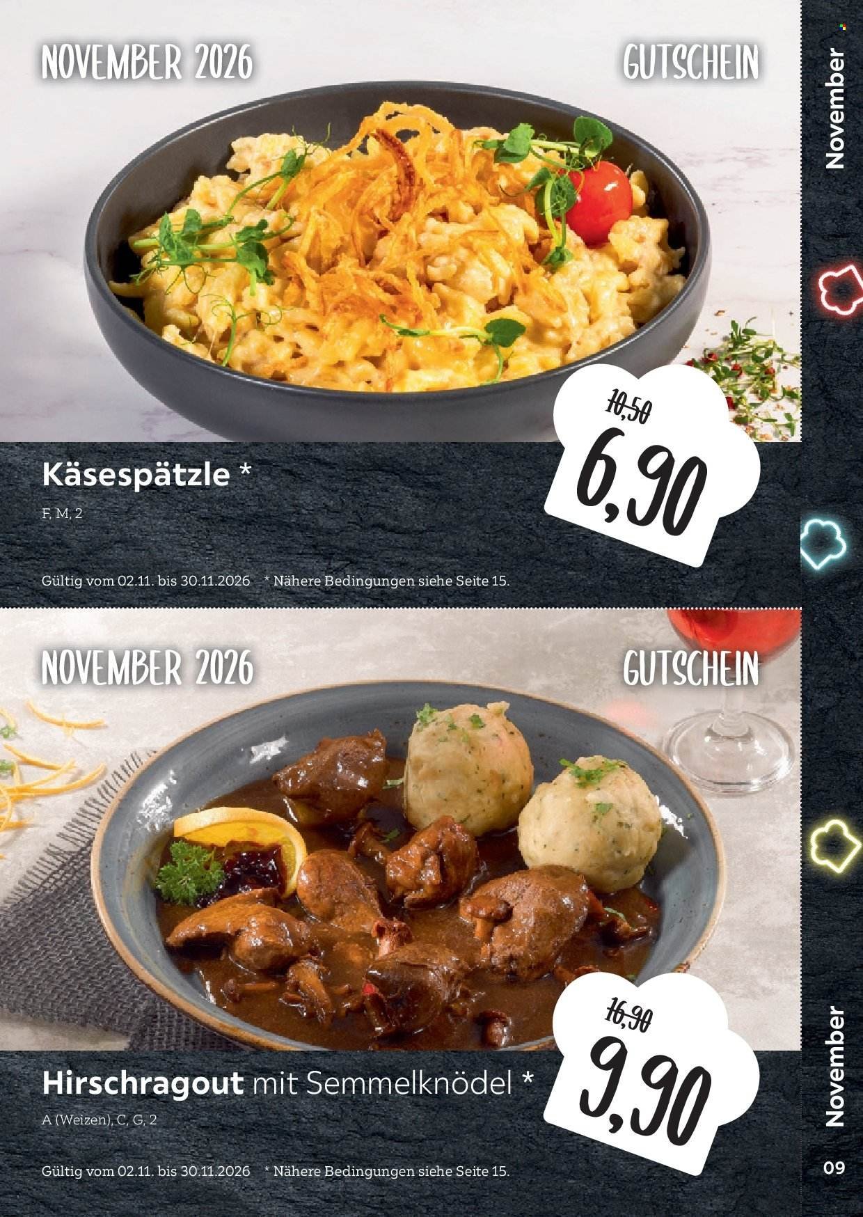 XXXLUTZ Prospekt - Restaurantgutscheine