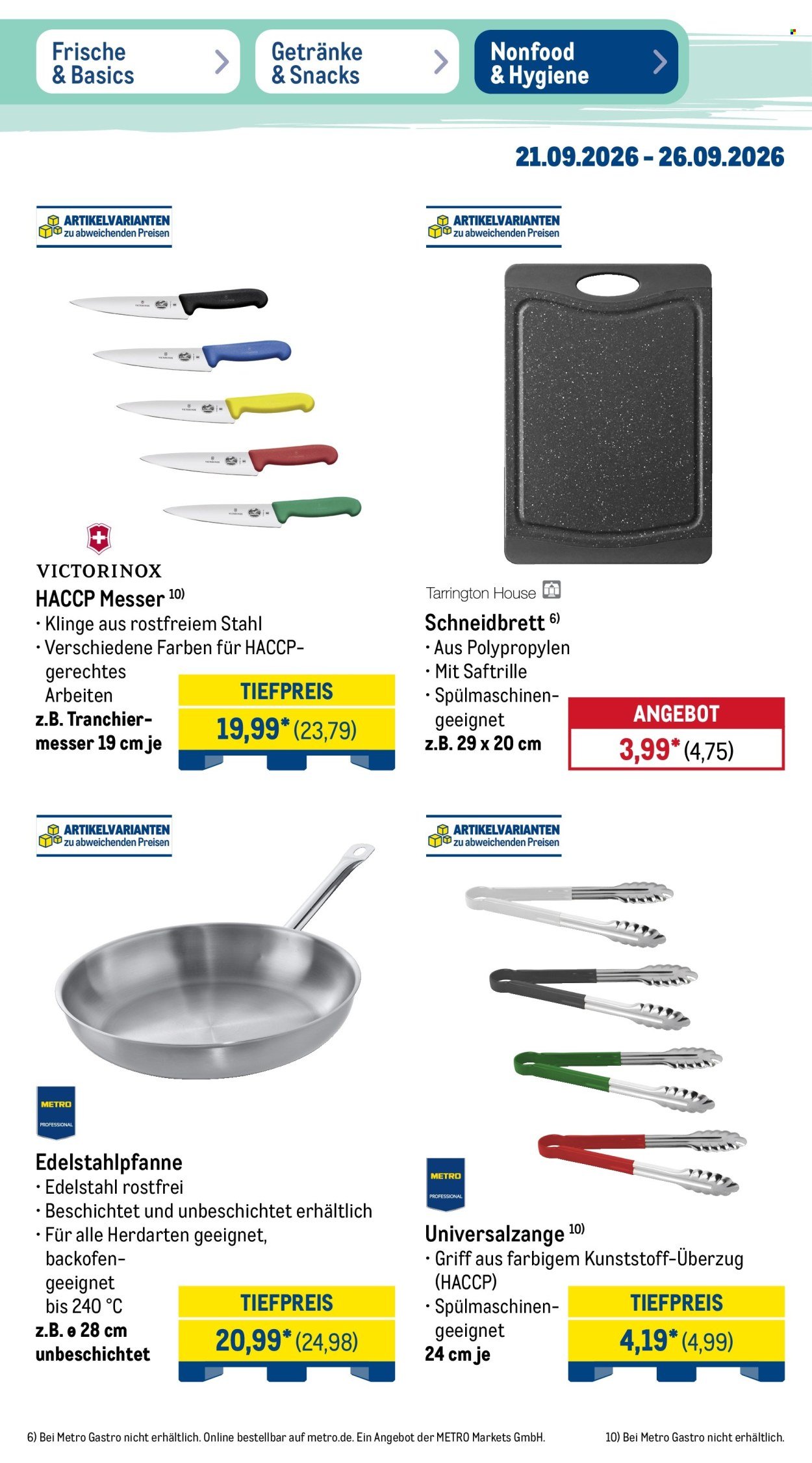 METRO Prospekt - NonFood-Angebote