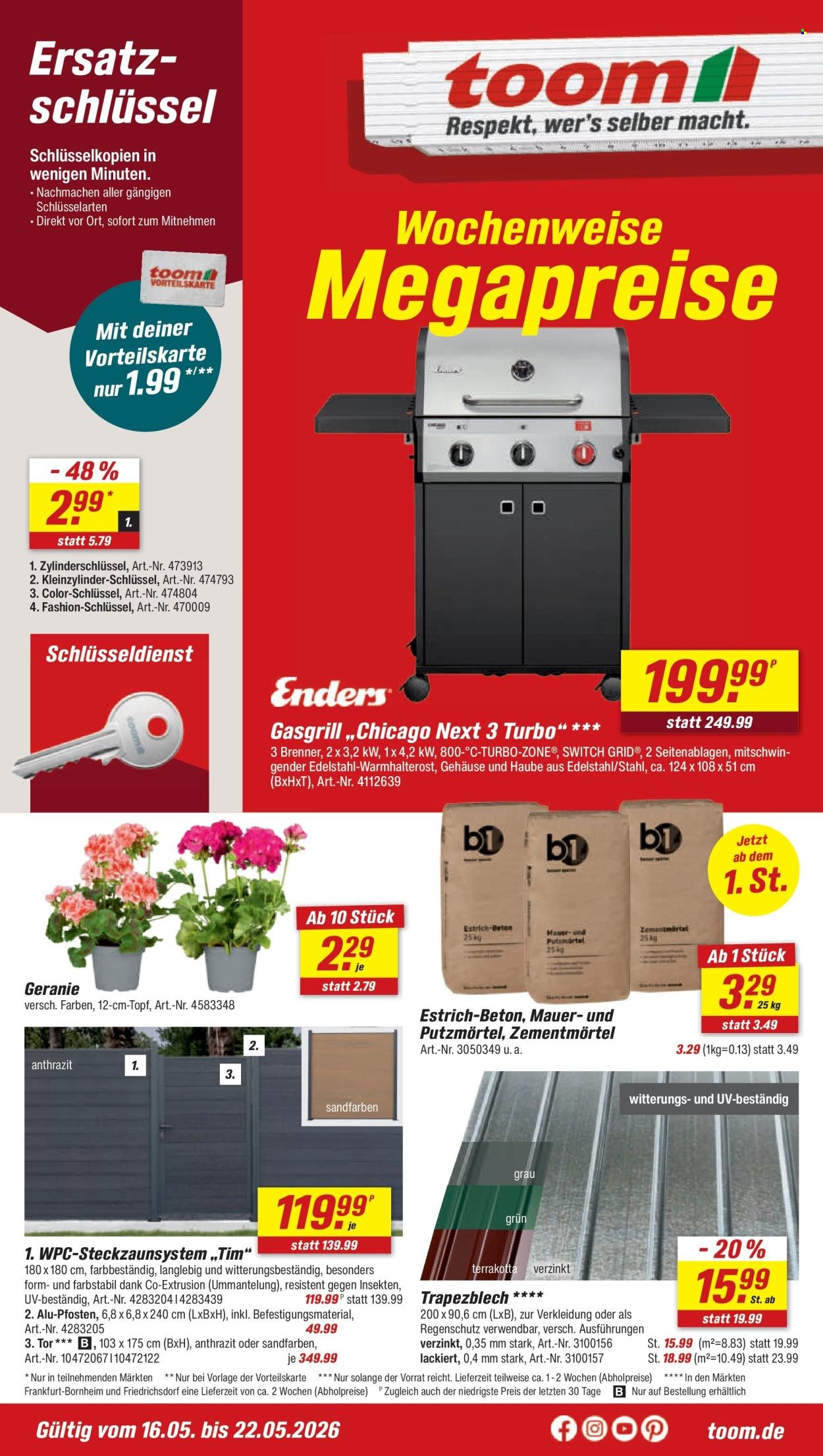 TOOM BAUMARKT Prospekt - Ab Samstag 16.05.2026