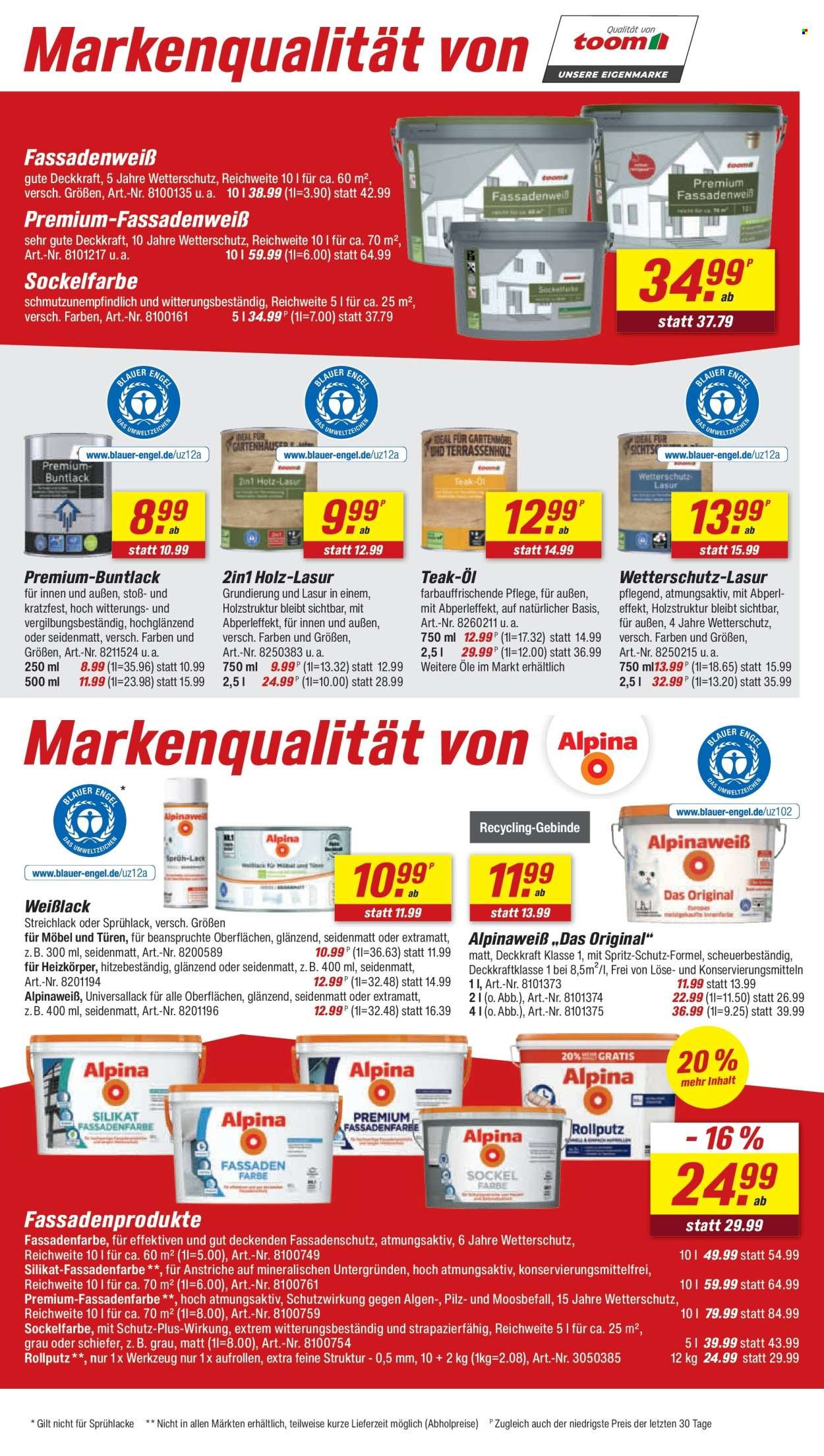 TOOM BAUMARKT Prospekt - Ab Samstag 16.05.2026