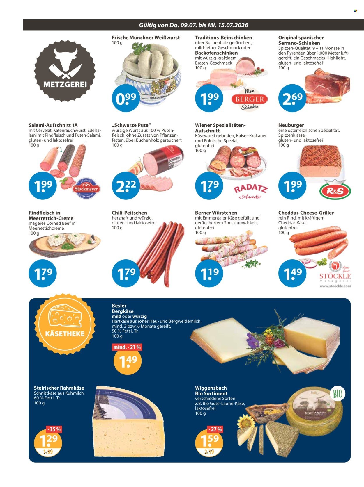 V-MARKT Prospekt - Ab Donnerstag 9.07.2026