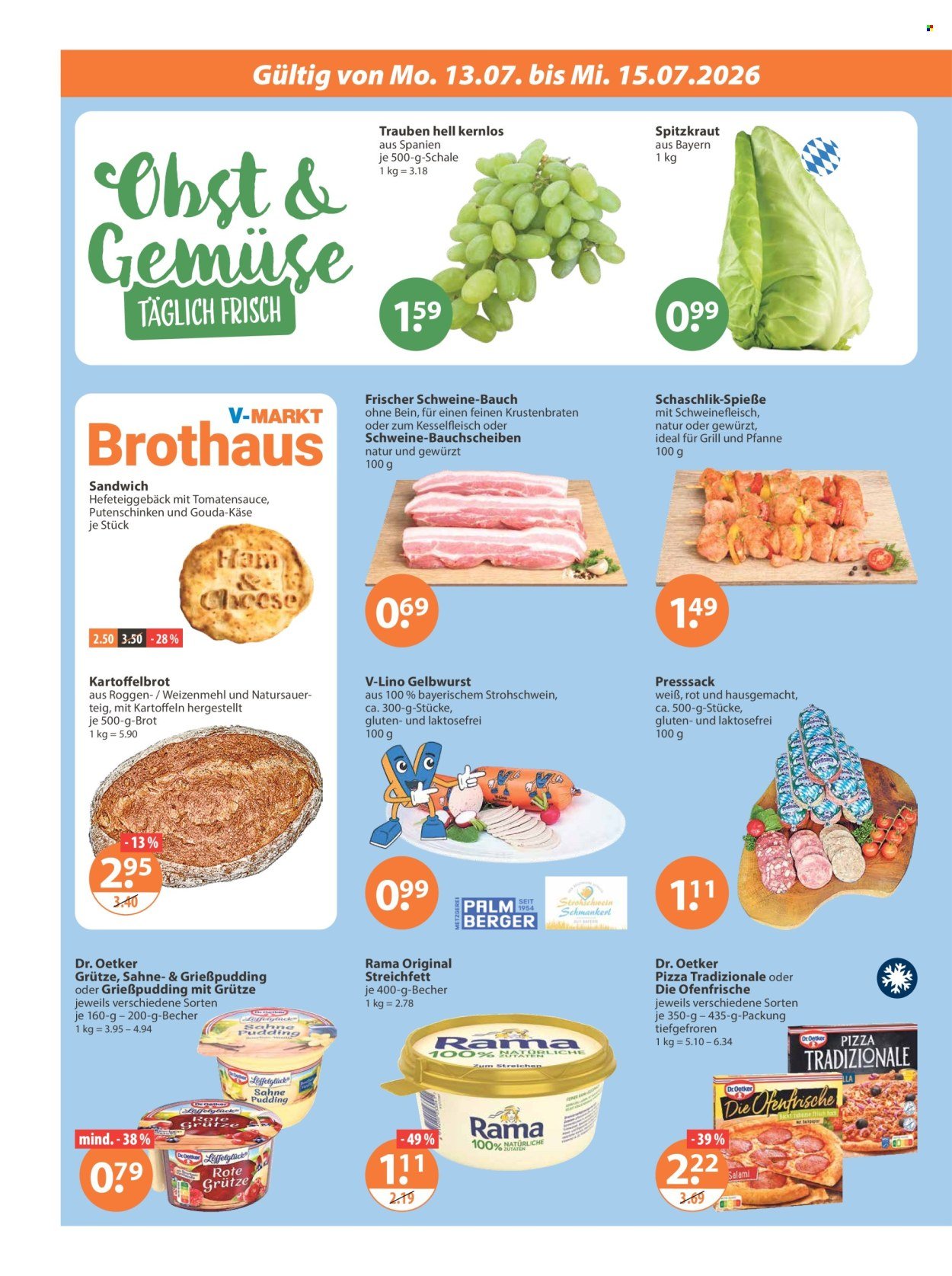 V-MARKT Prospekt - Ab Donnerstag 9.07.2026
