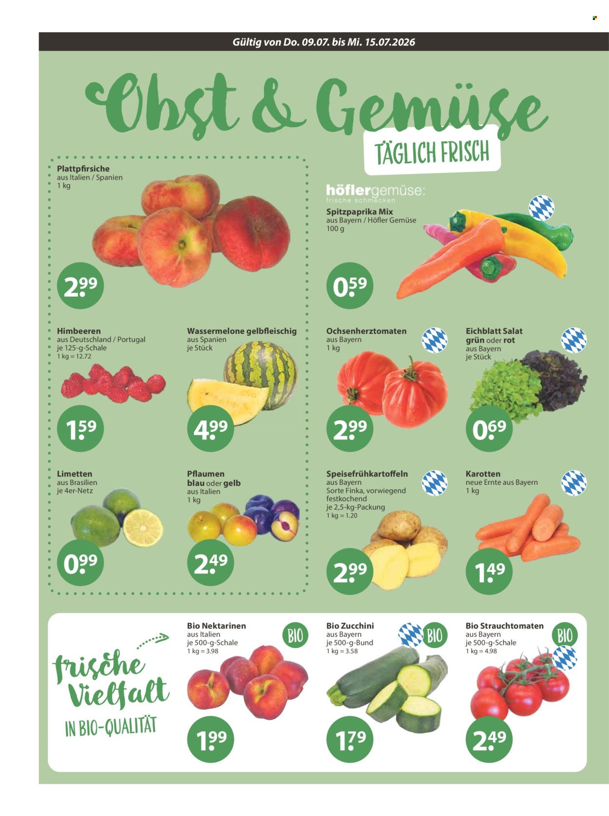 V-MARKT Prospekt - Ab Donnerstag 9.07.2026