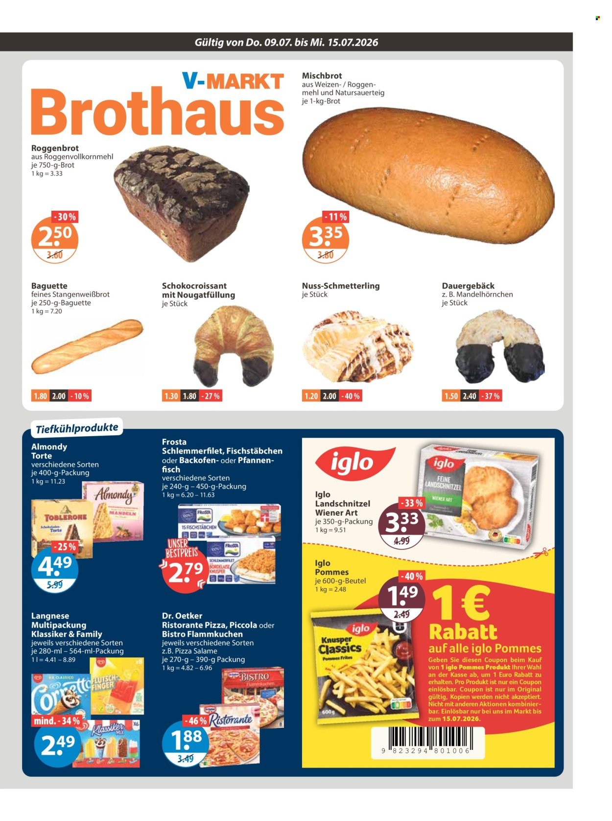 V-MARKT Prospekt - Ab Donnerstag 9.07.2026