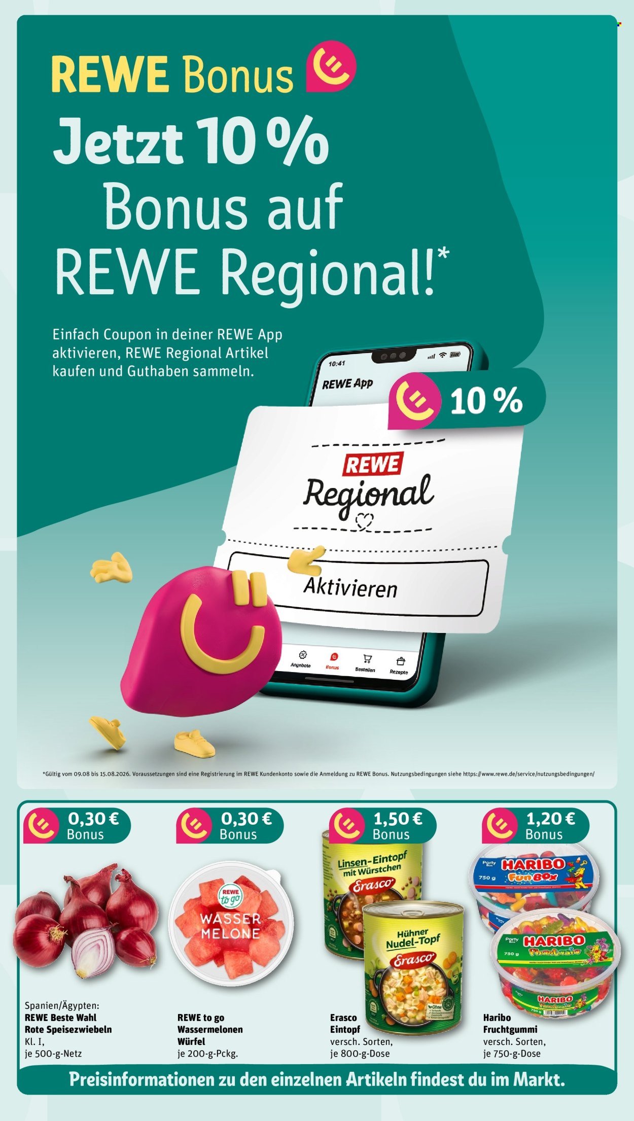 REWE Prospekt - Ab Montag 10.08.2026