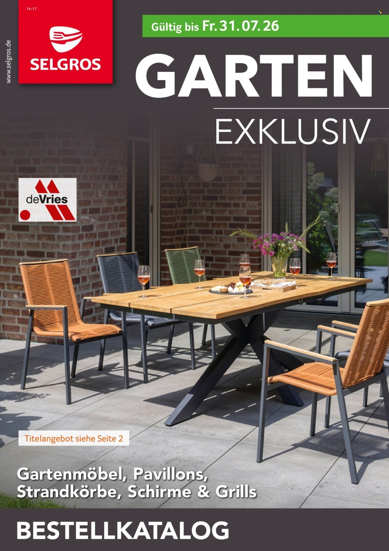 SELGROS Prospekt - Garten Exklusiv