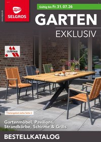 SELGROS Prospekt - Garten Exklusiv