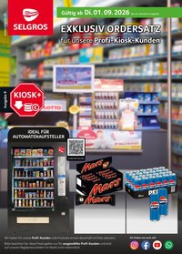 SELGROS Prospekt - Kiosk-Ordersatz