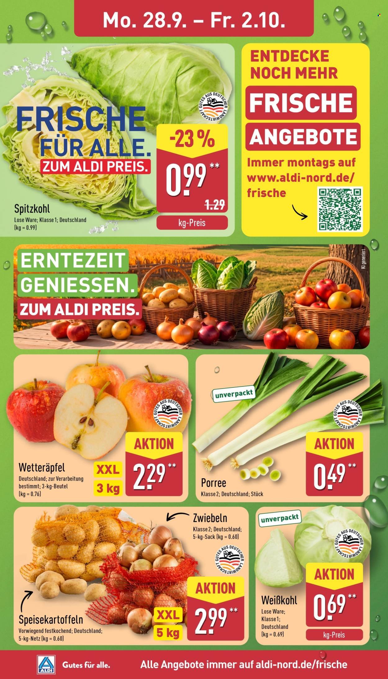 ALDI NORD Prospekt - Ab Montag 28.09.2026