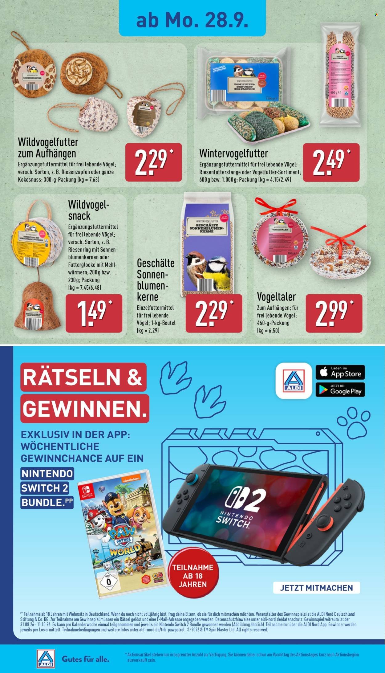 ALDI NORD Prospekt - Ab Montag 28.09.2026
