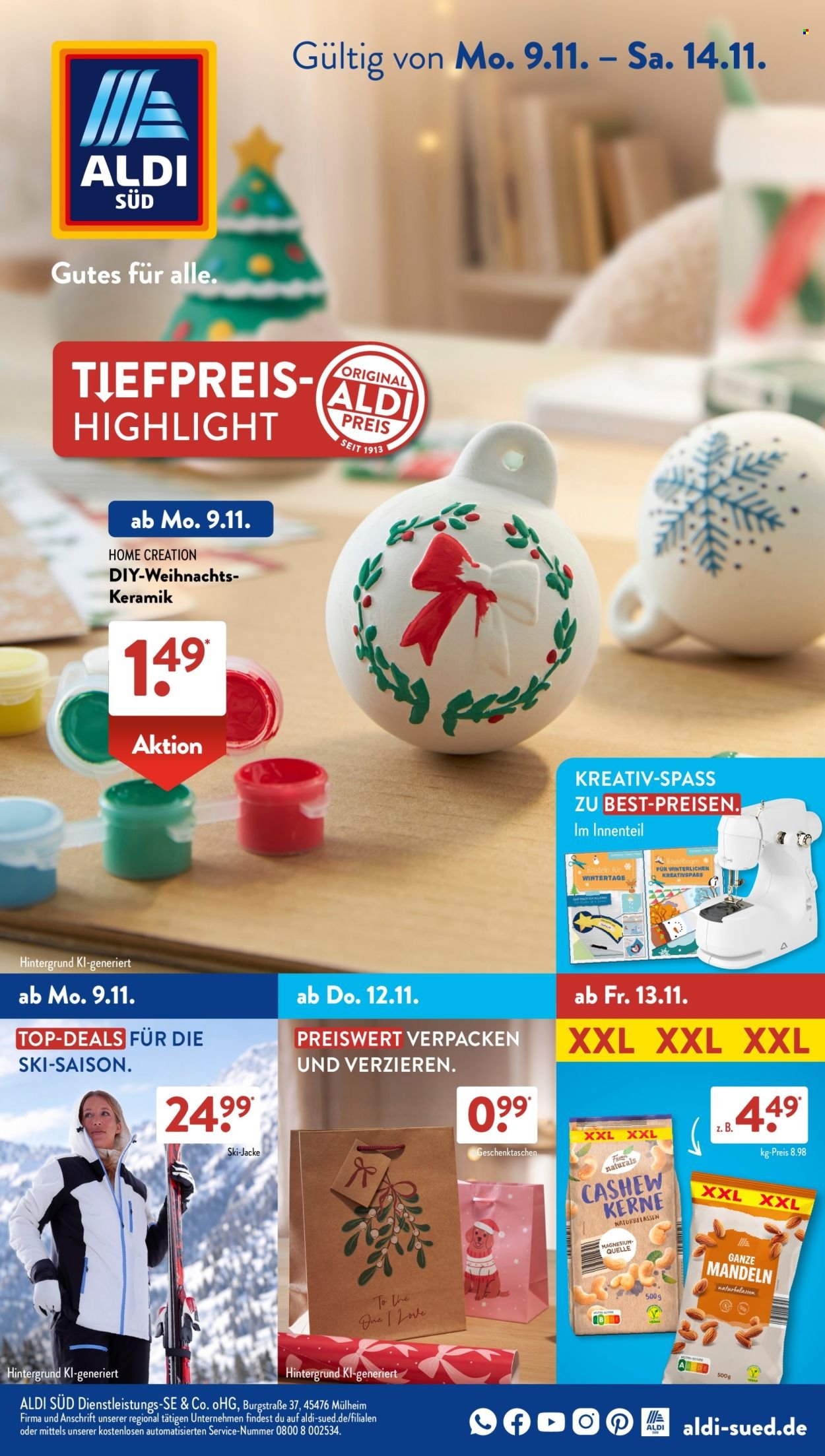 ALDI SÜD Prospekt - Ab Montag 9.11.2026