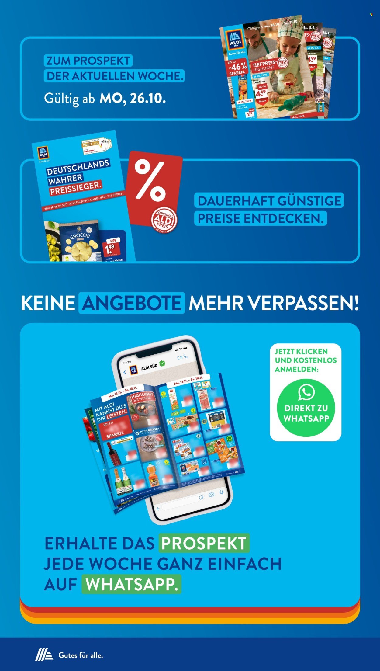 ALDI SÜD Prospekt - Ab Montag 9.11.2026