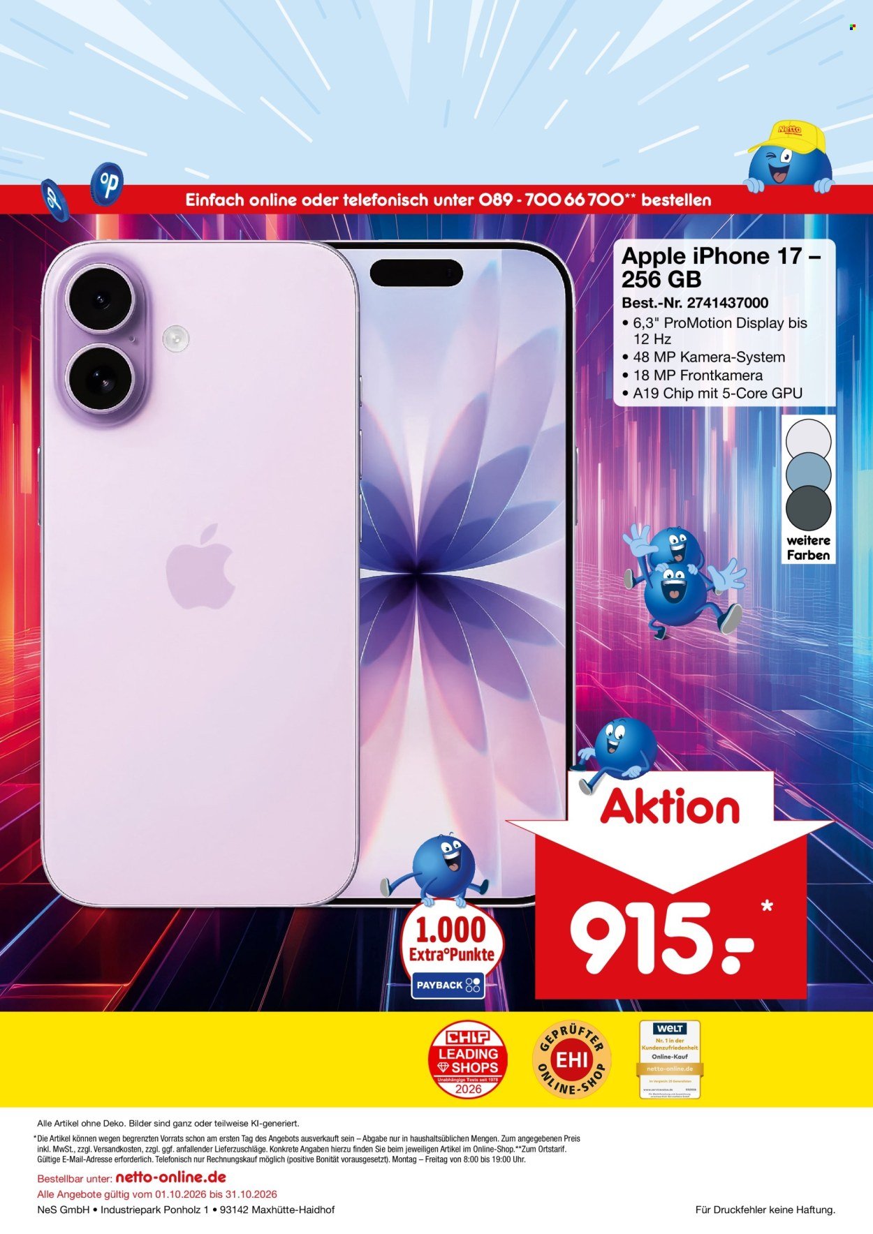 NETTO MARKEN-DISCOUNT Prospekt - Online-Angebote Oktober