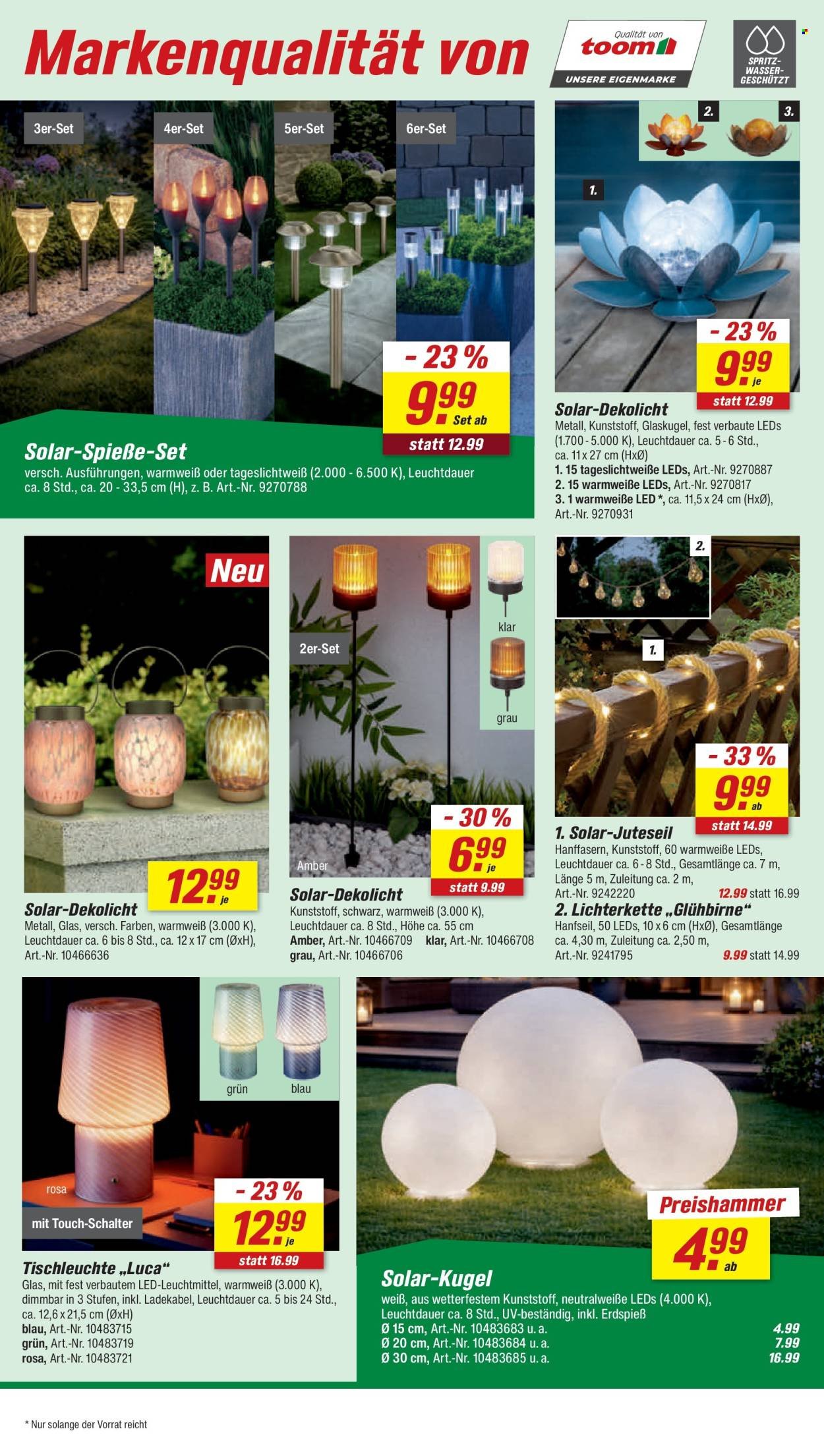 TOOM BAUMARKT Prospekt - Ab Samstag 18.07.2026