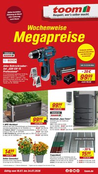TOOM BAUMARKT Prospekt - Ab Samstag 18.07.2026