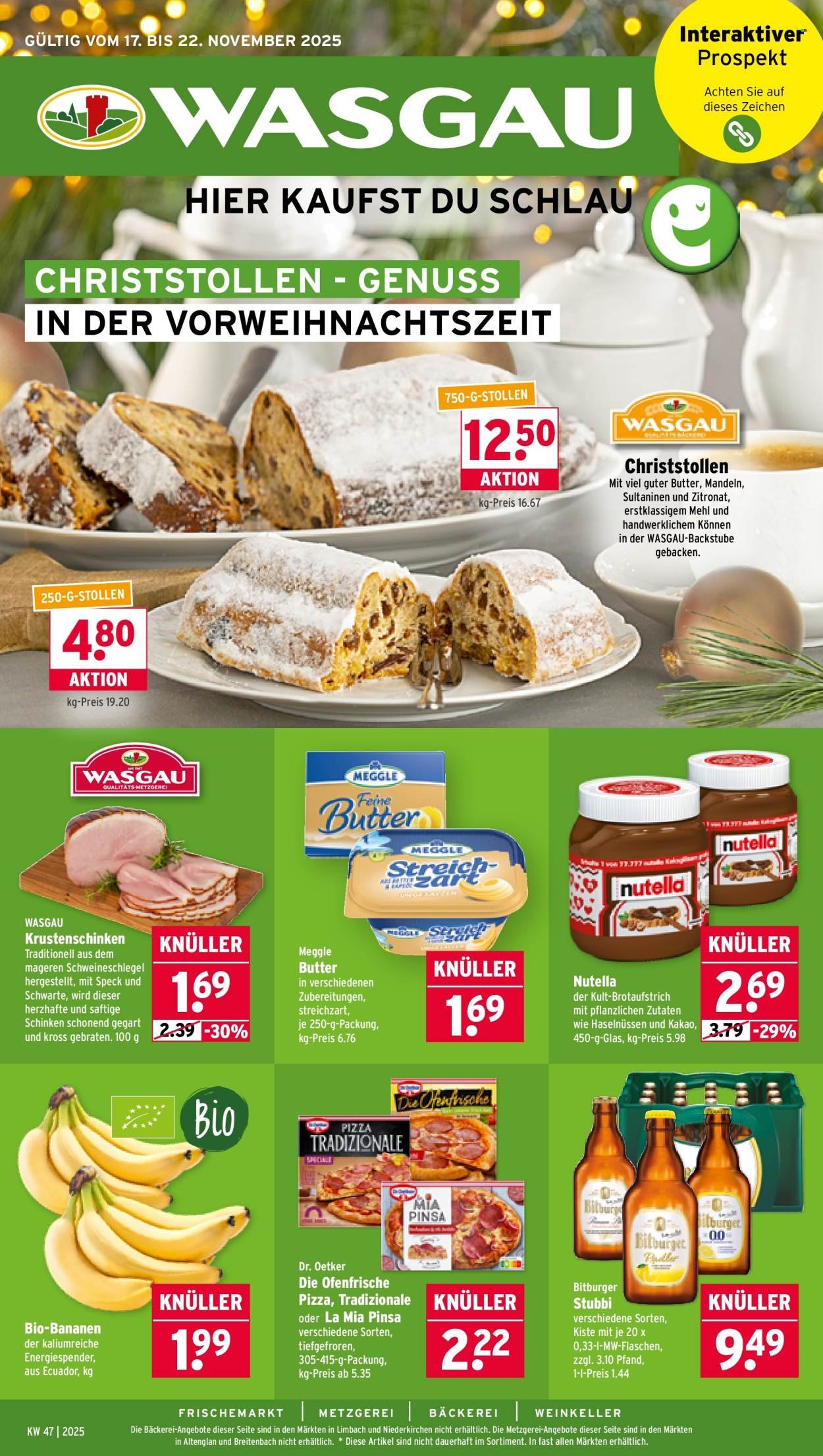 WASGAU Prospekt - Ab Montag 17.11.2025