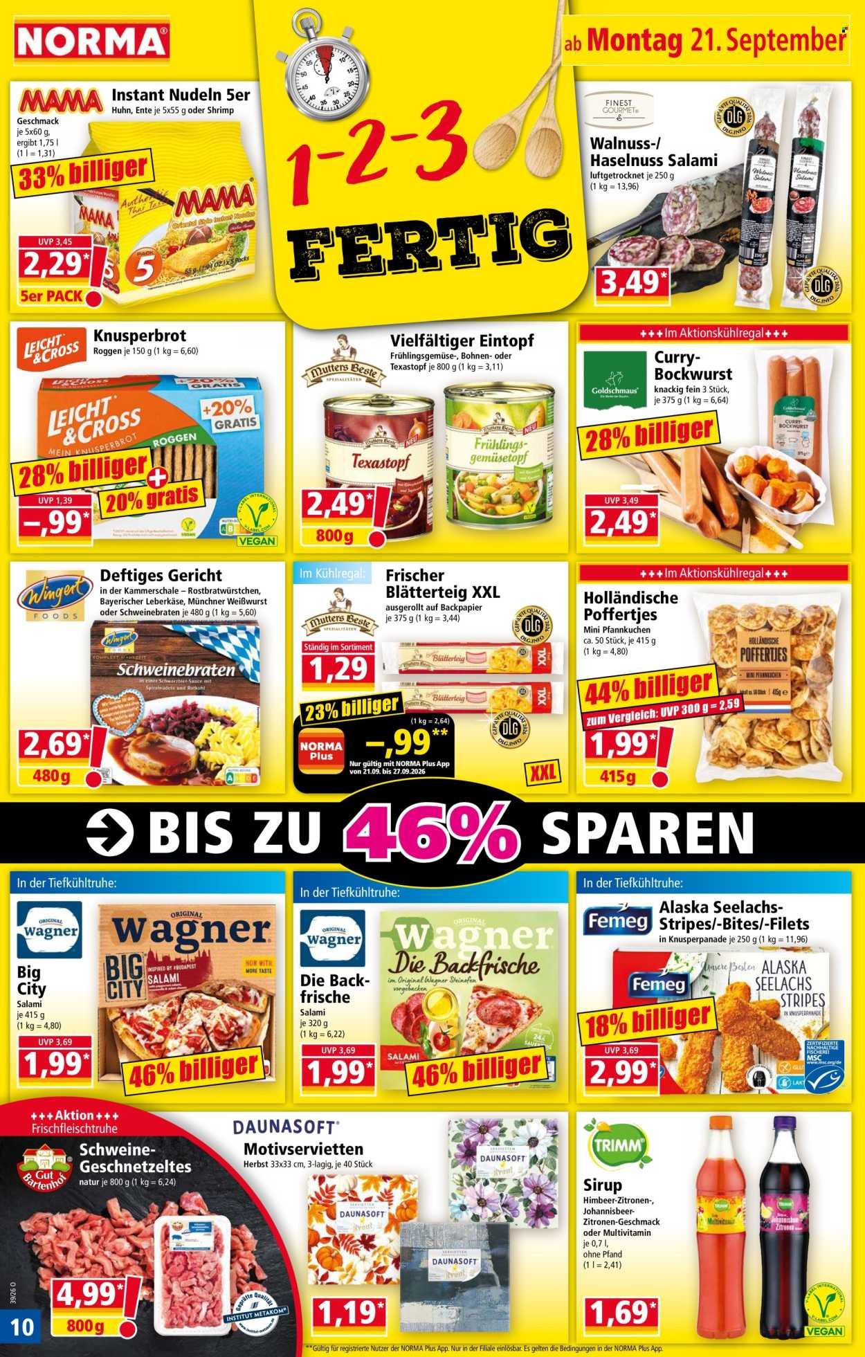 NORMA Prospekt - Ab Montag 21.09.2026