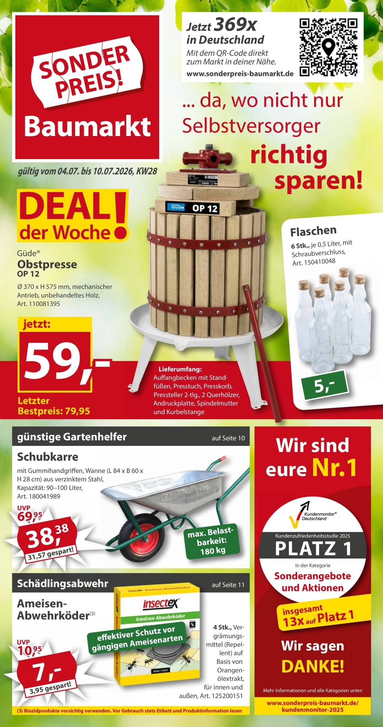SONDERPREIS-BAUMARKT Prospekt - Ab Samstag 4.07.2026