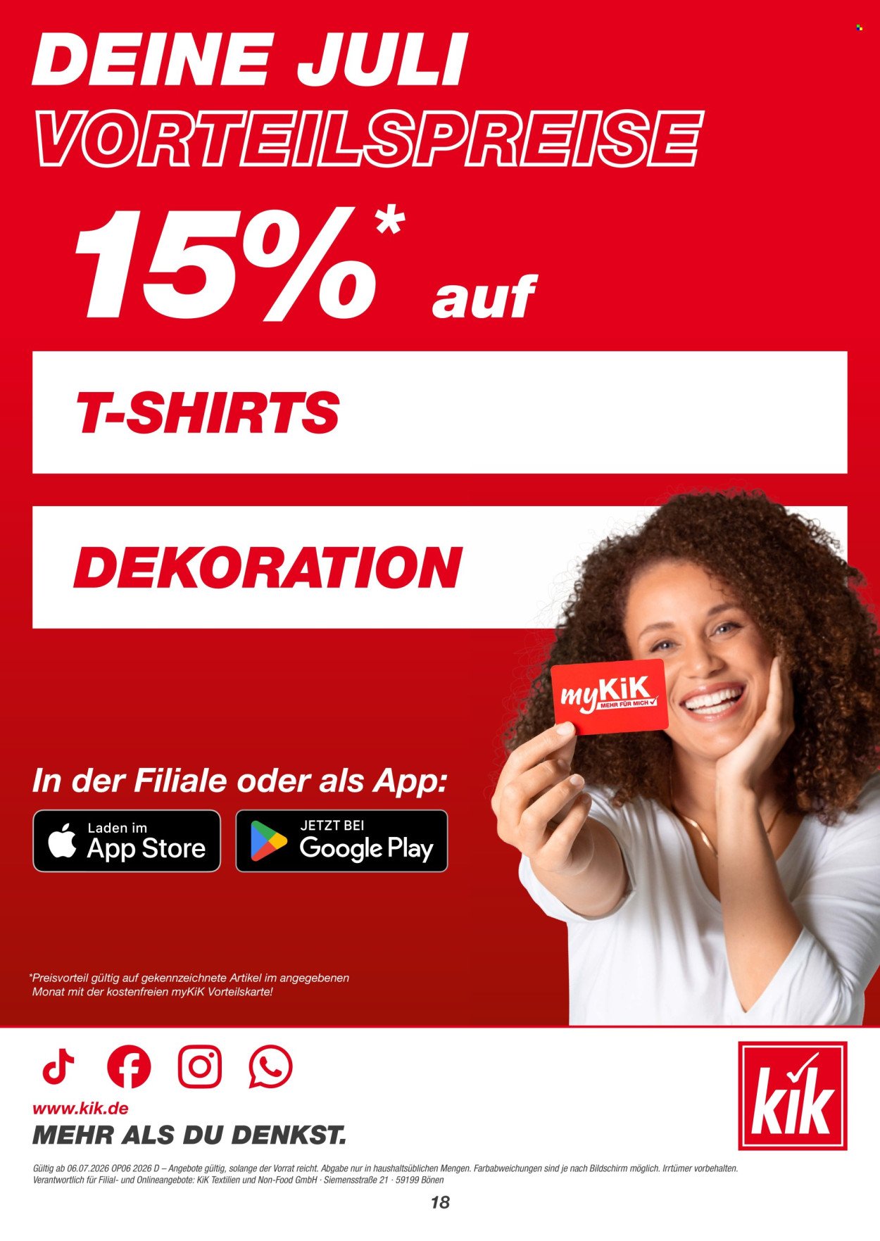 KIK Angebote - Juli 2026