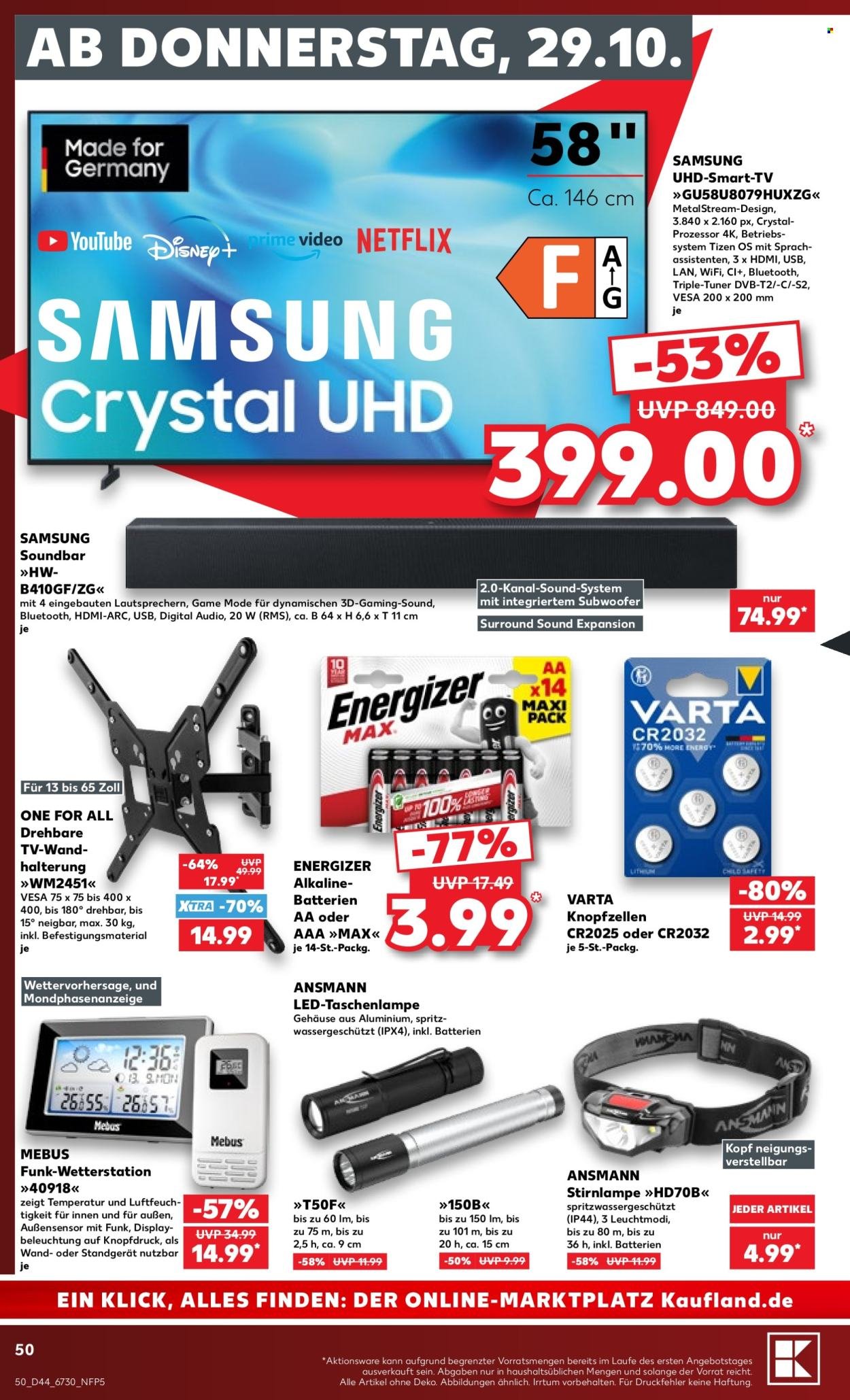 KAUFLAND Prospekt - Ab Montag 26.10.2026