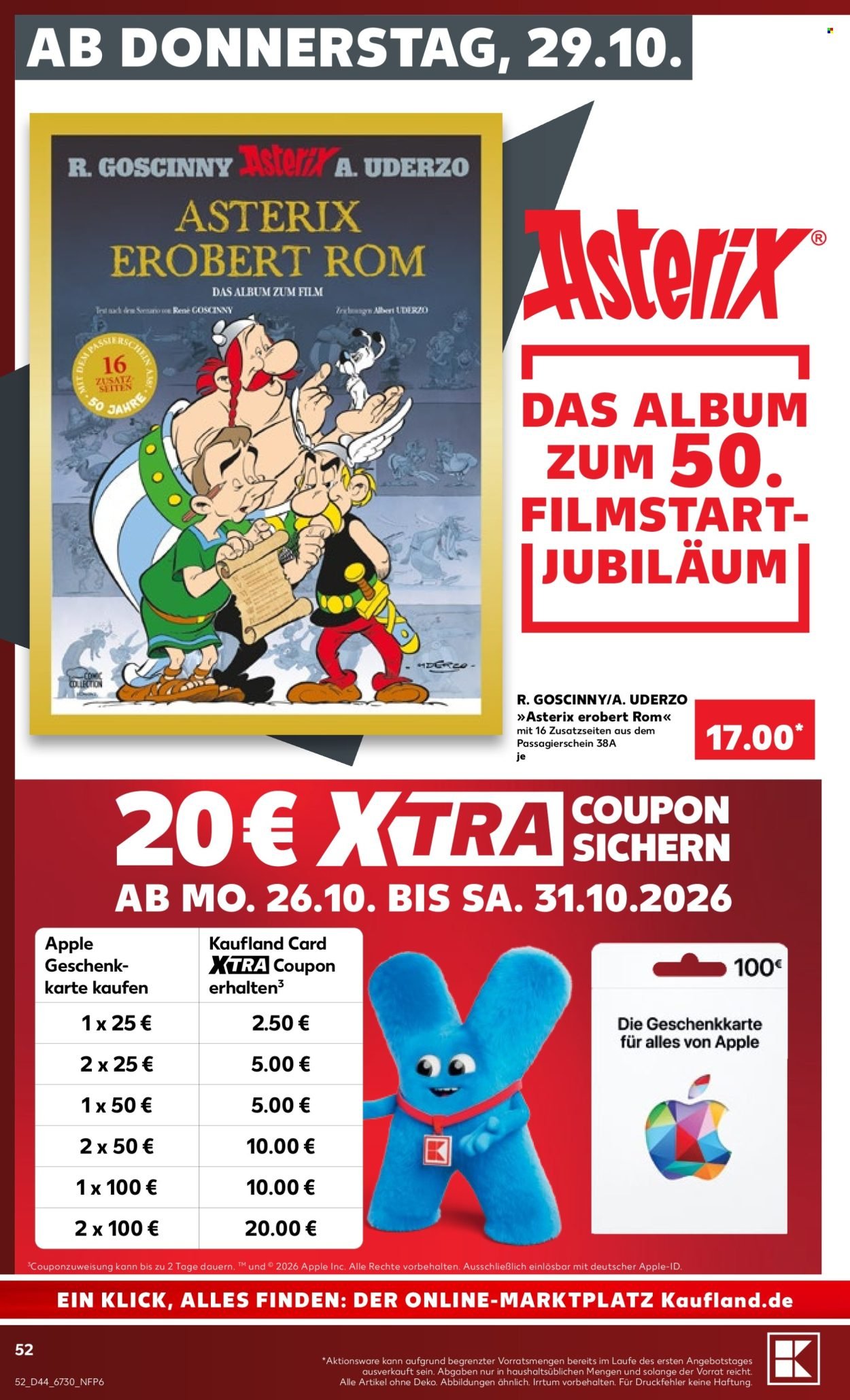 KAUFLAND Prospekt - Ab Montag 26.10.2026