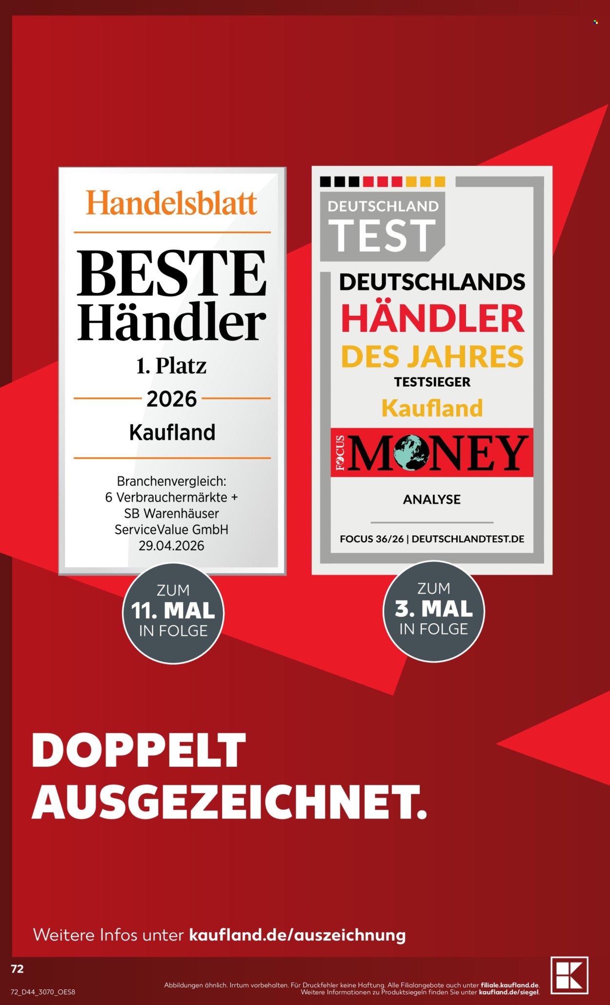 KAUFLAND Prospekt - Ab Montag 26.10.2026