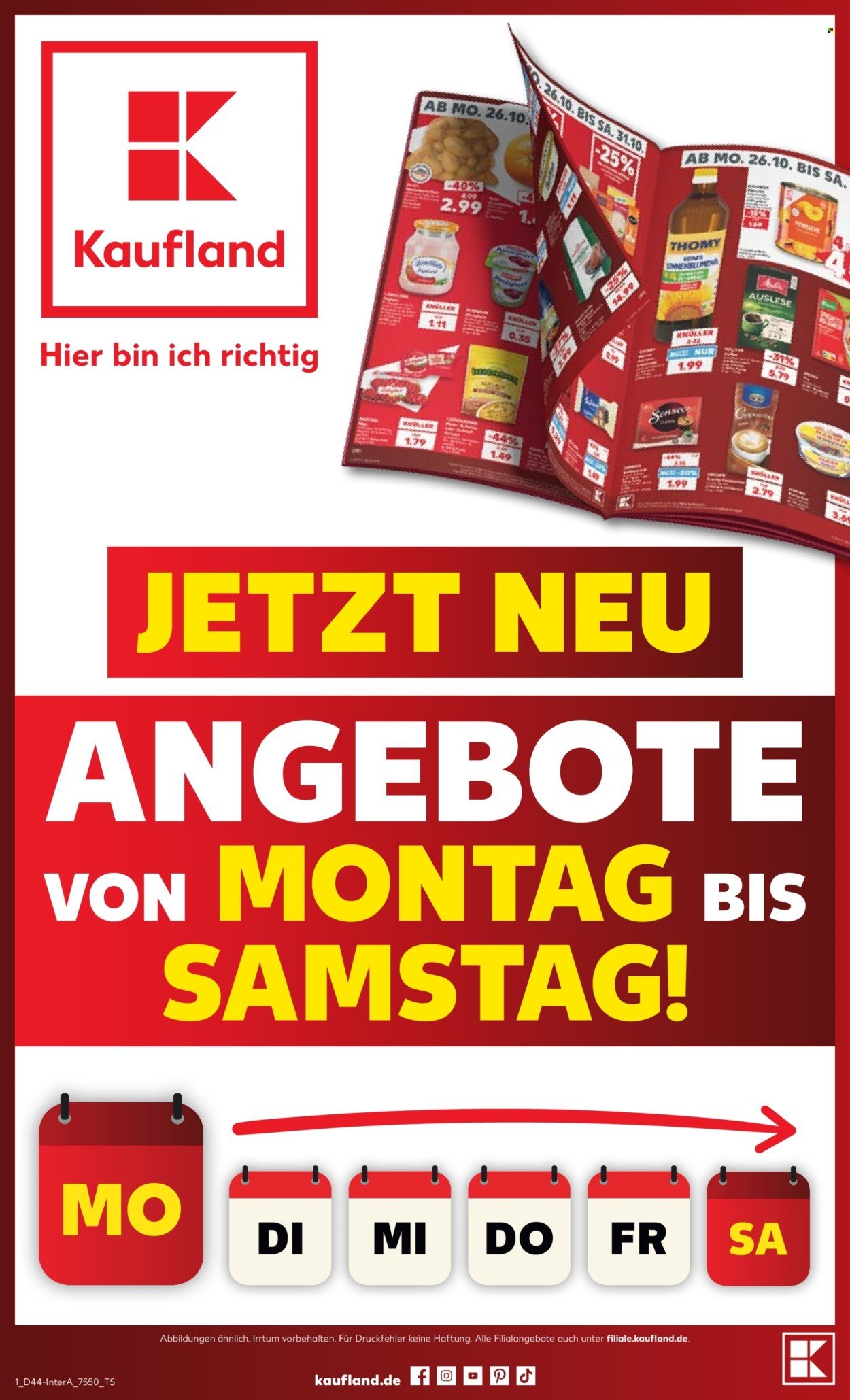 KAUFLAND Prospekt - Ab Montag 26.10.2026