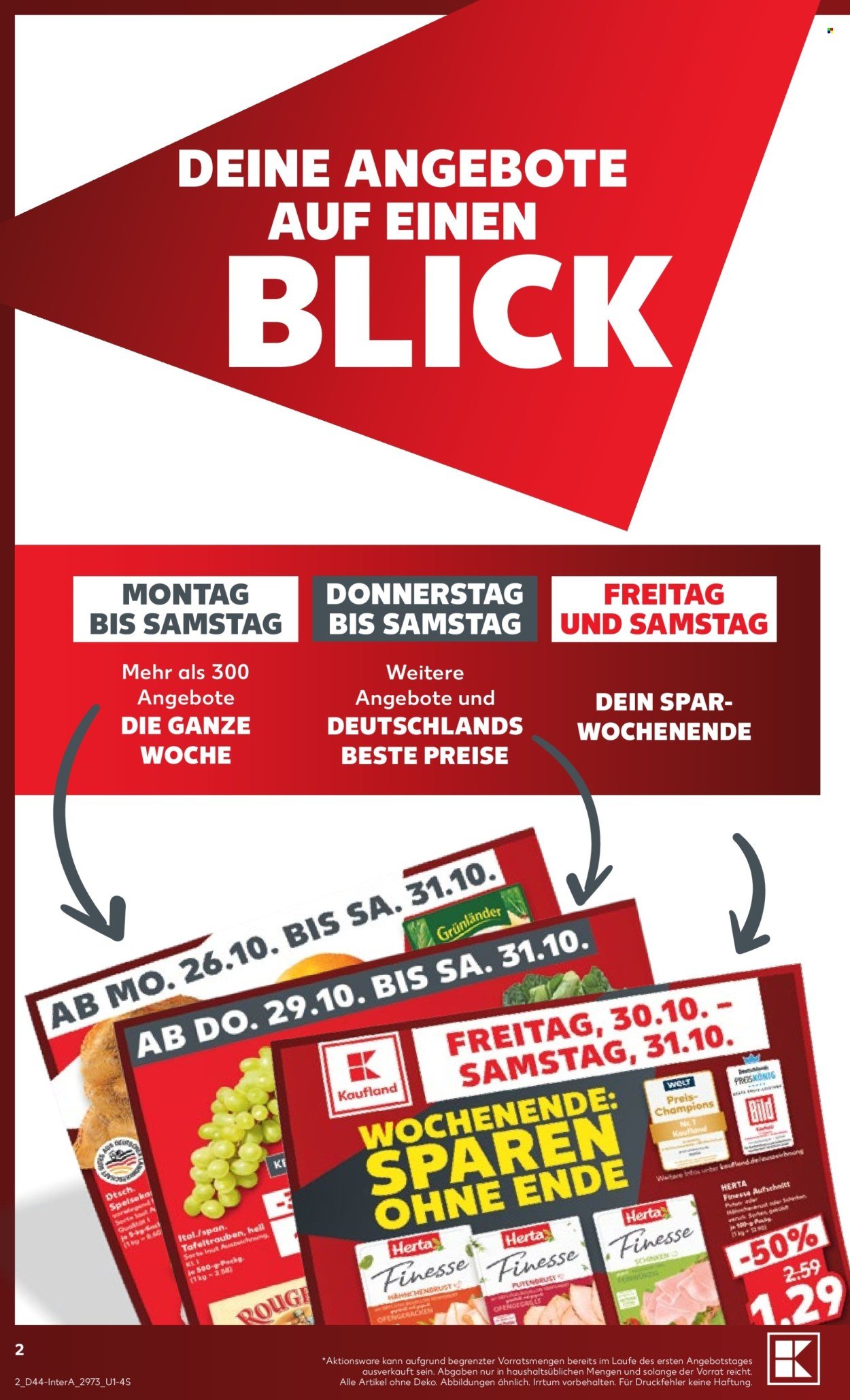 KAUFLAND Prospekt - Ab Montag 26.10.2026