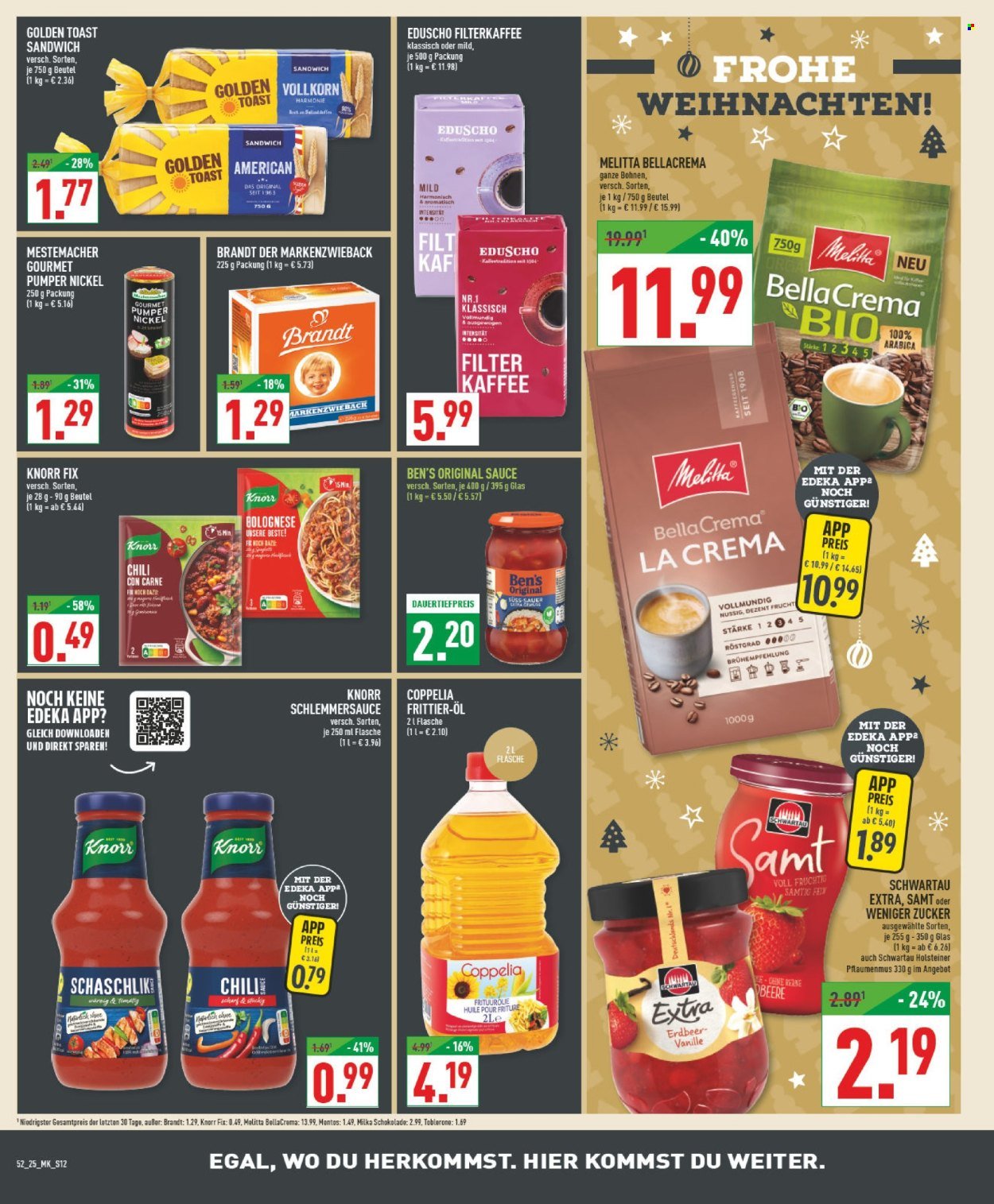 MARKTKAUF Prospekt - Ab Montag 22.12.2025